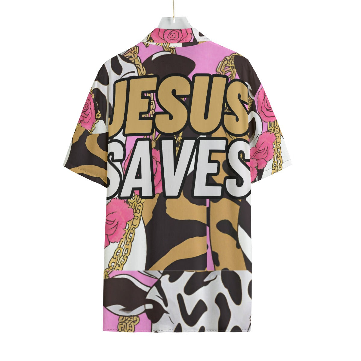 Jesus Saves Rayon Shirt With Pocket