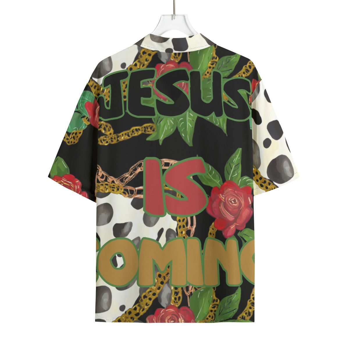 Jesus is Coming Hawaiian Rayon Shirt