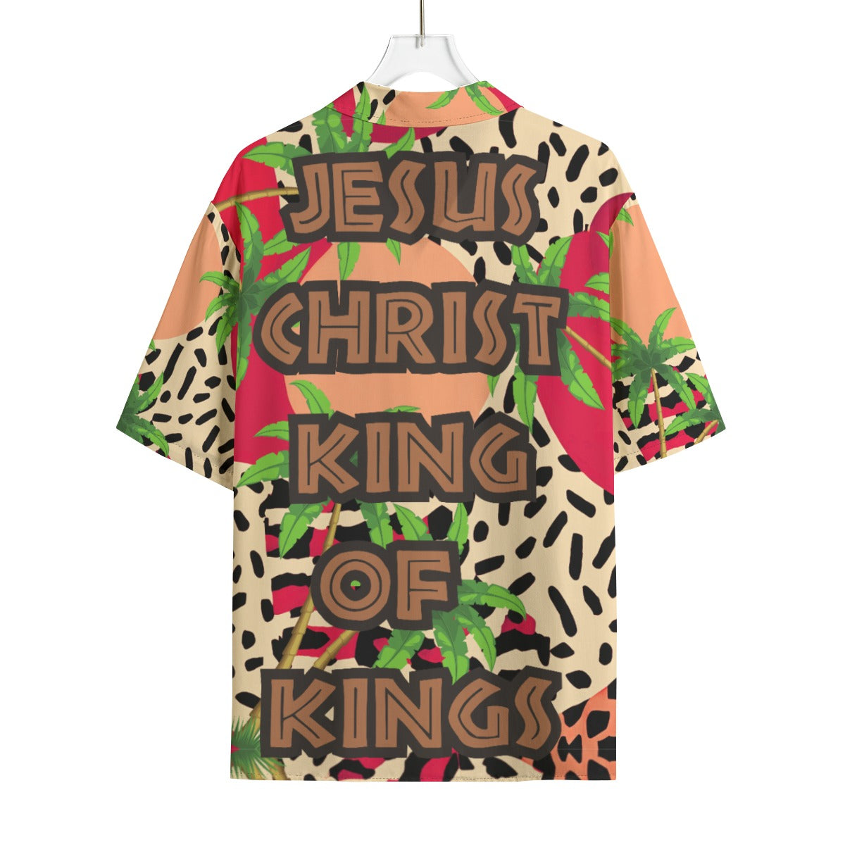 Jesus Christ King of Kings Hawaiian Rayon Shirt