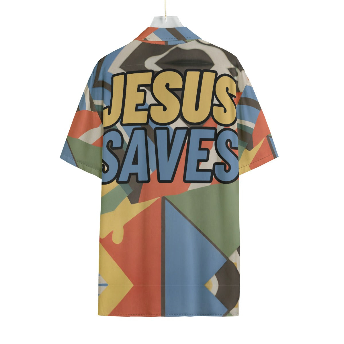 Jesus Saves Rayon Shirt With Pocket