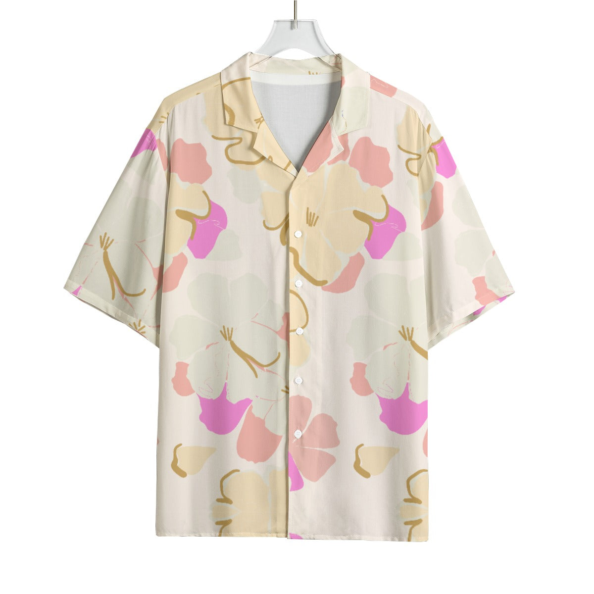 Jesus is Coming pastel Hawaiian Rayon Shirt