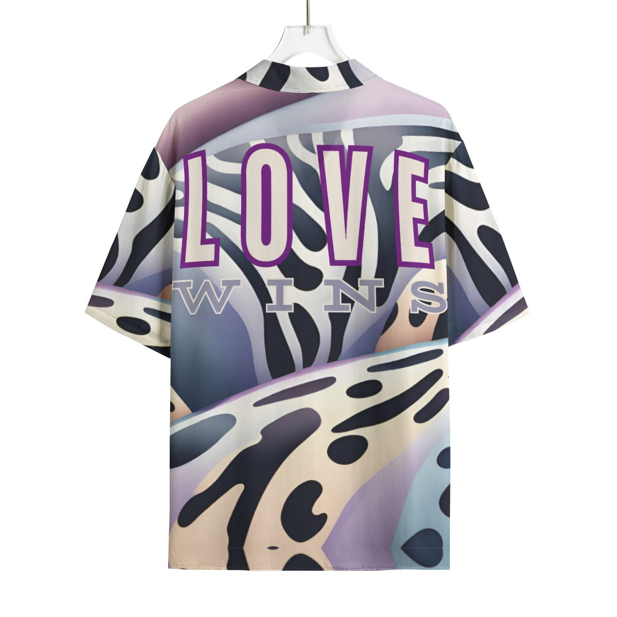 Love Wins Hawaiian Rayon Shirt