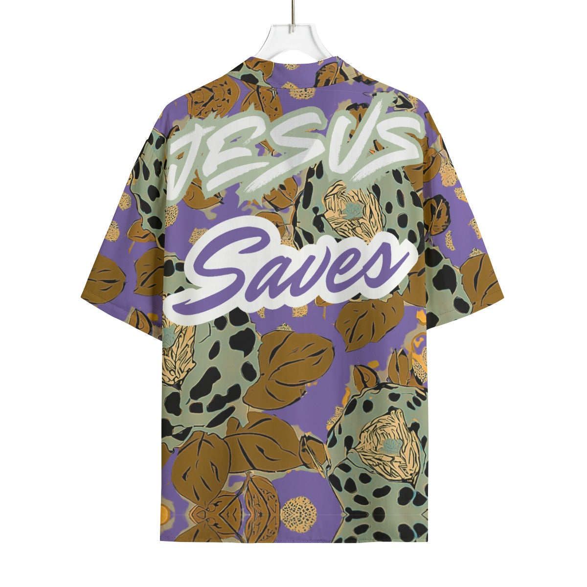 Jesus Saves Hawaiian Rayon Shirt