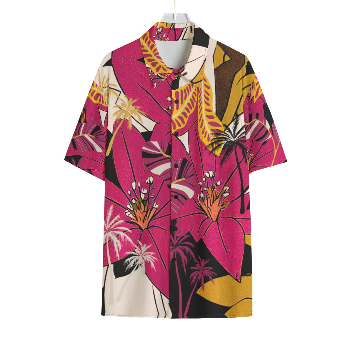 Jesus Christ King Forever Rayon shirt With Pocket