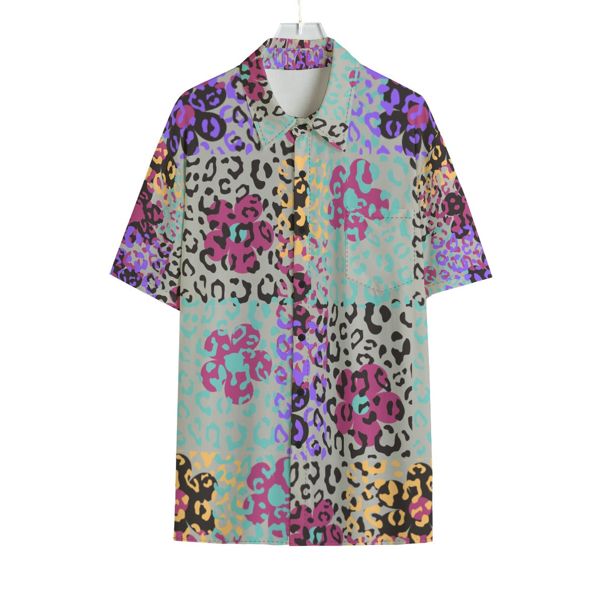 Jesus Loves You Rayon Shirt With Pocket