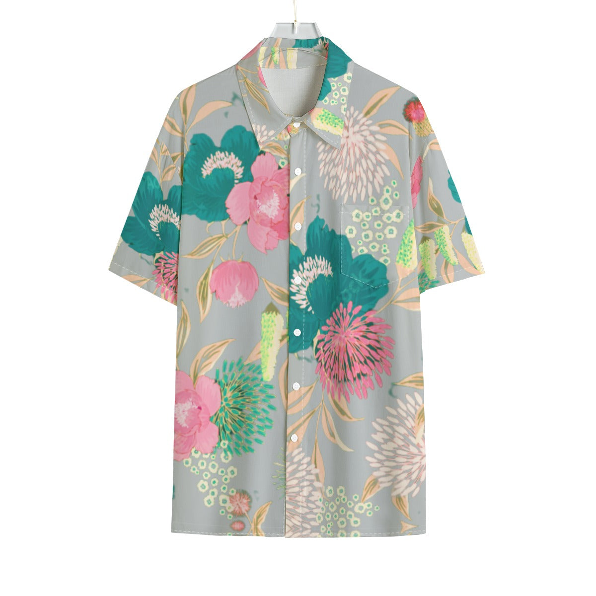 Jesus is King Rayon Shirt With Pocket