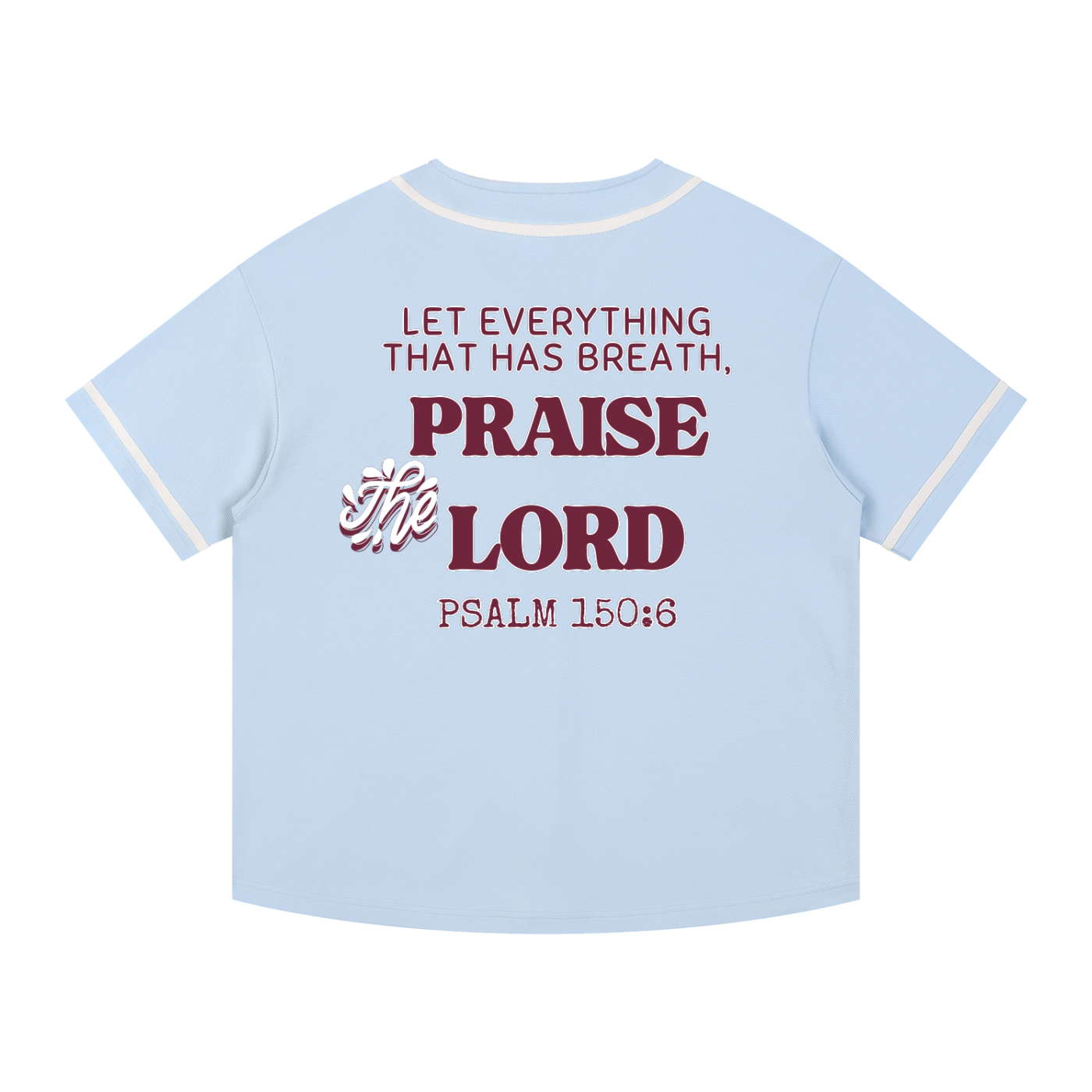 King Jesus Contrast Piped Button-Up Jersey