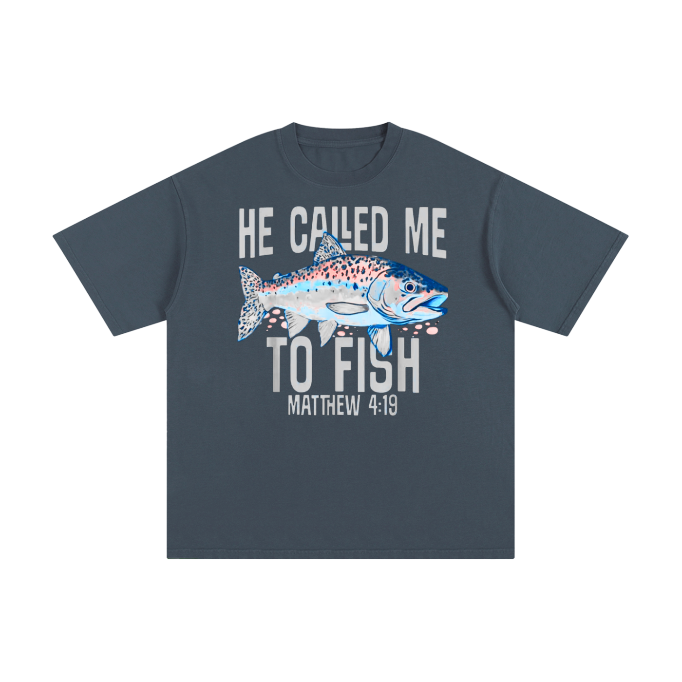 "Matthew 4:19" Unisex Pure Cotton T-Shirt