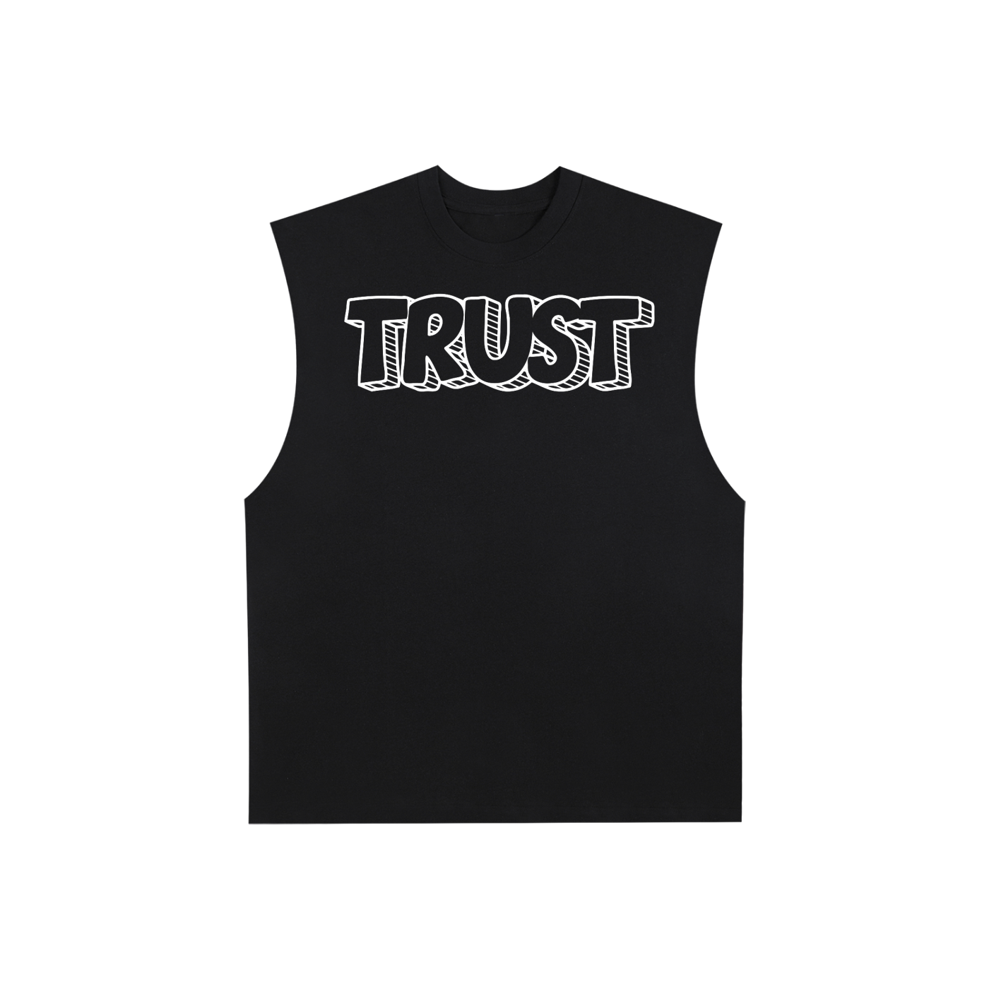 "Proverbs 3:5" Raw Edge Cotton Tank Top