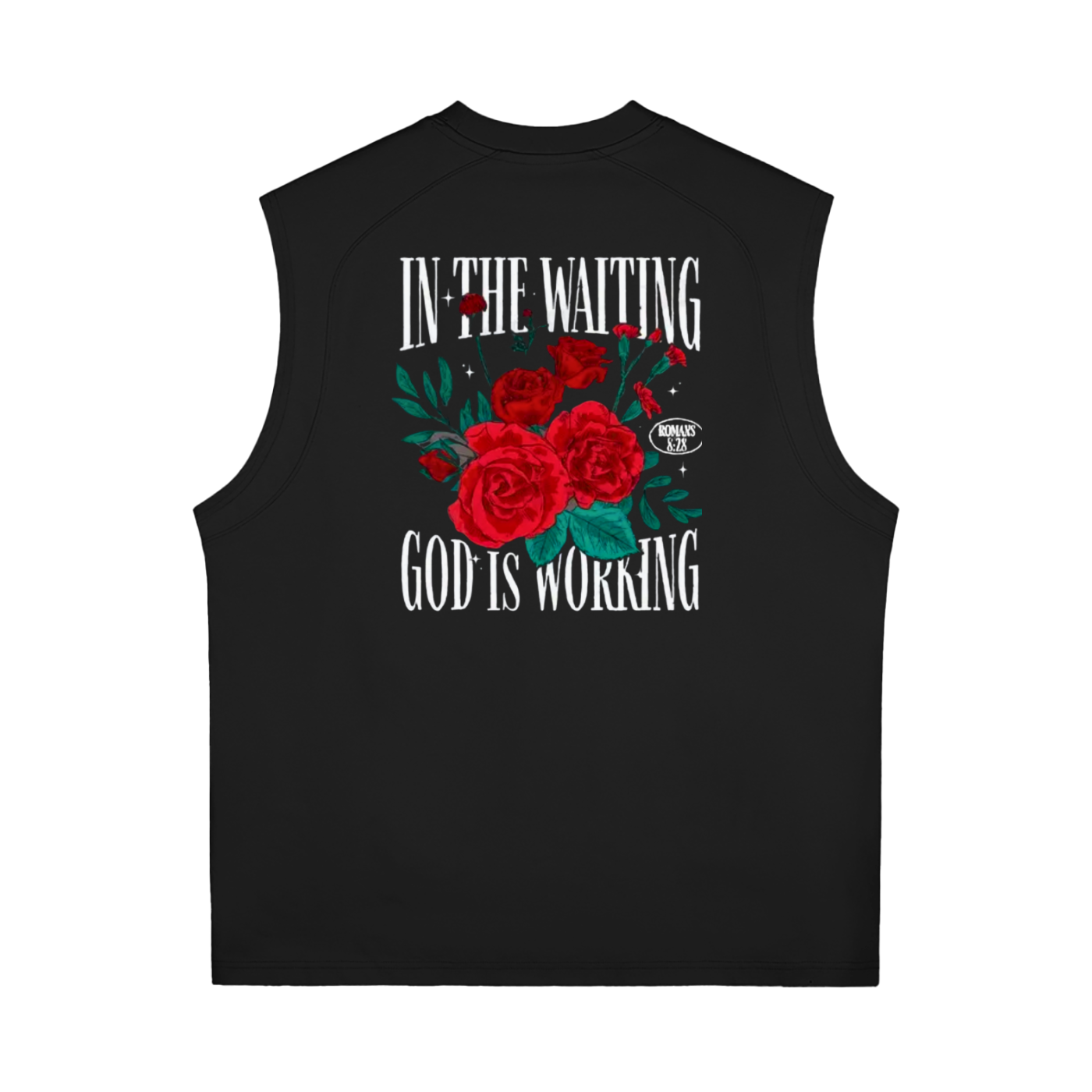 "Romans 8:28" Sorona Quick-Dry Cooling Tank Top