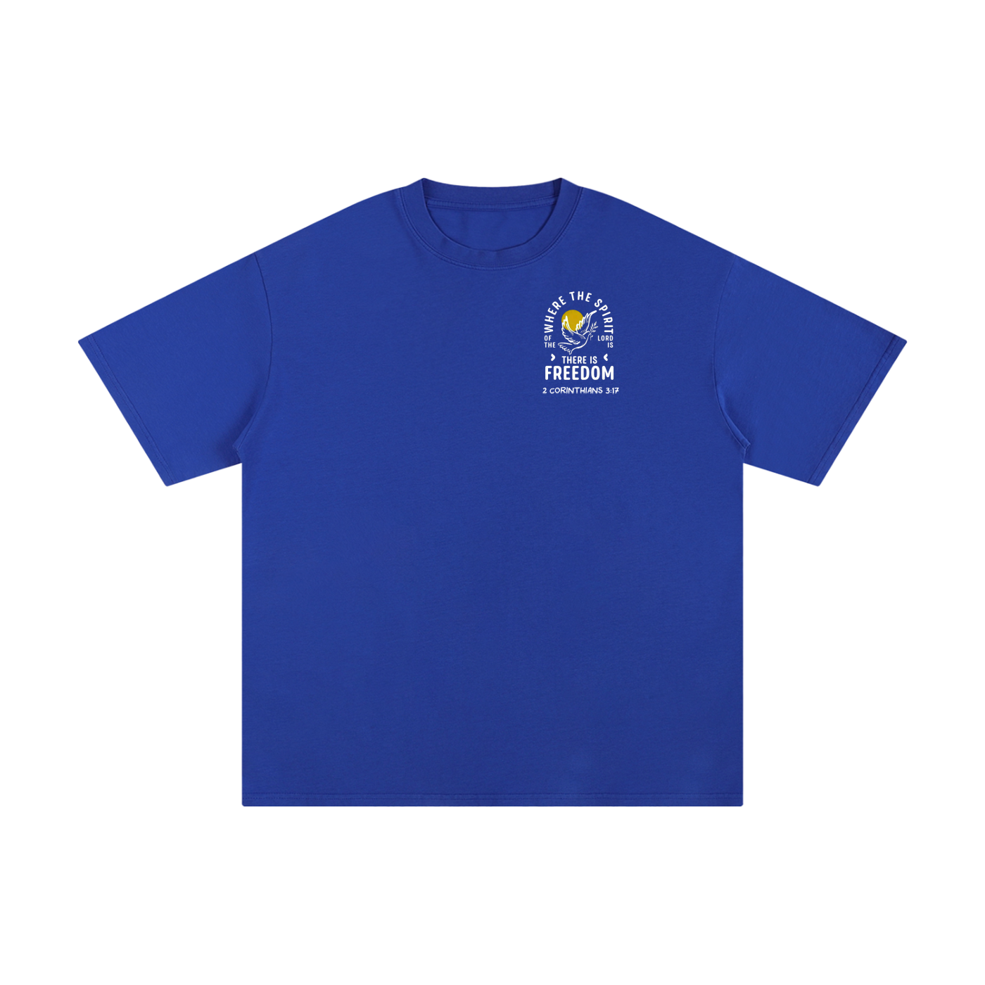 2 Corinthians 3:17 Unisex Pure Cotton T-Shirt