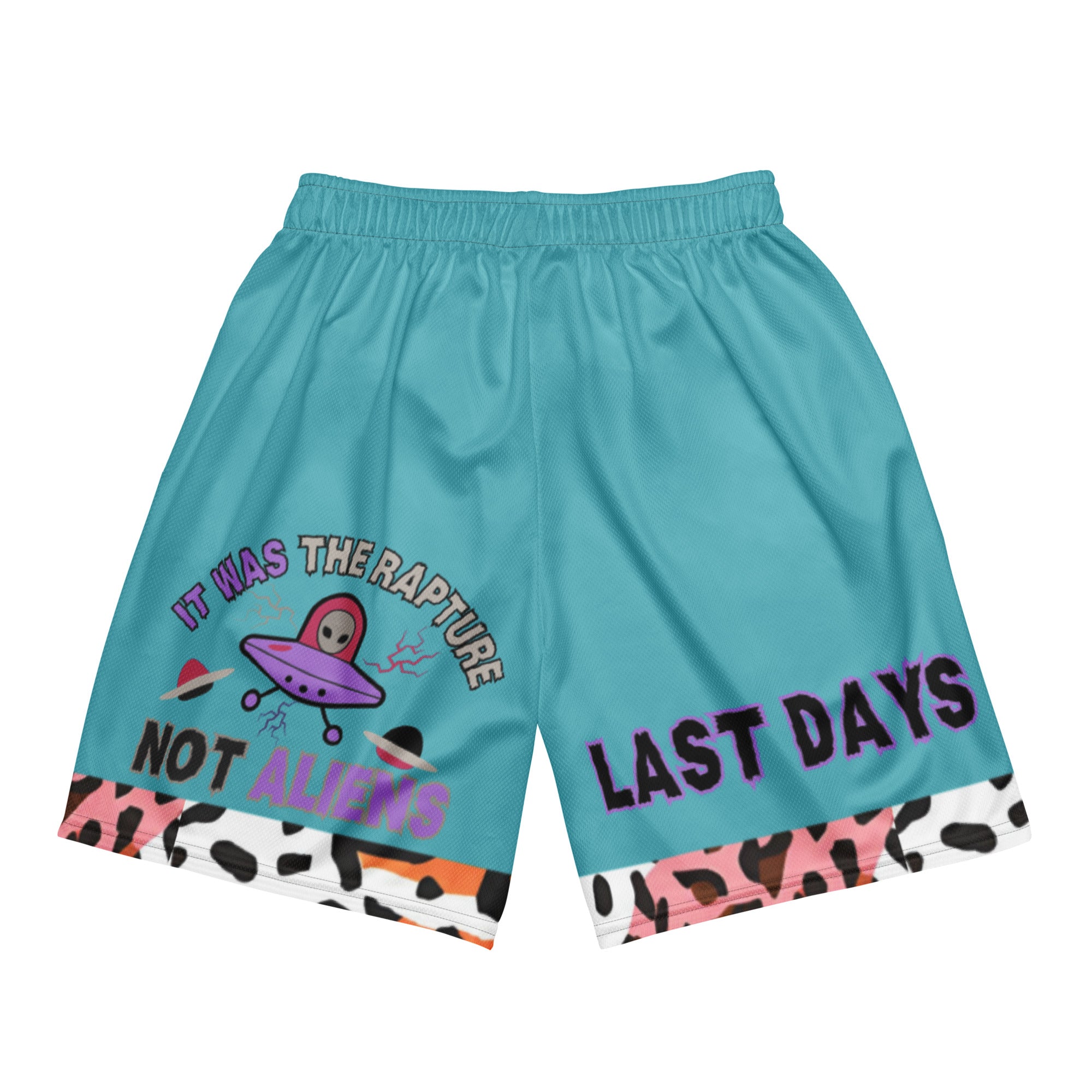 Jesus Saves Unisex mesh shorts