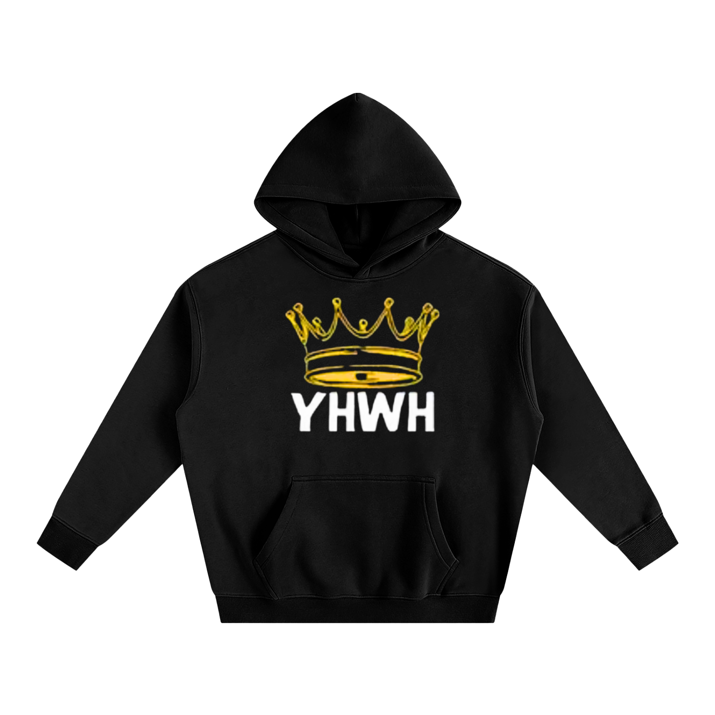 "YHWH NOT MY WAY" Oversize Fleeced Hoodie