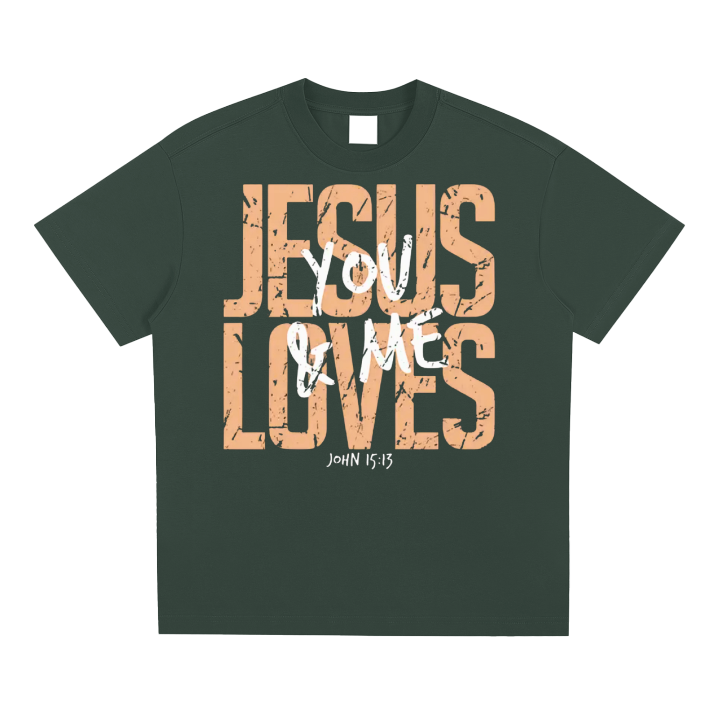 "John 15:13" Sorona Quick-Dry Cooling T-Shirt