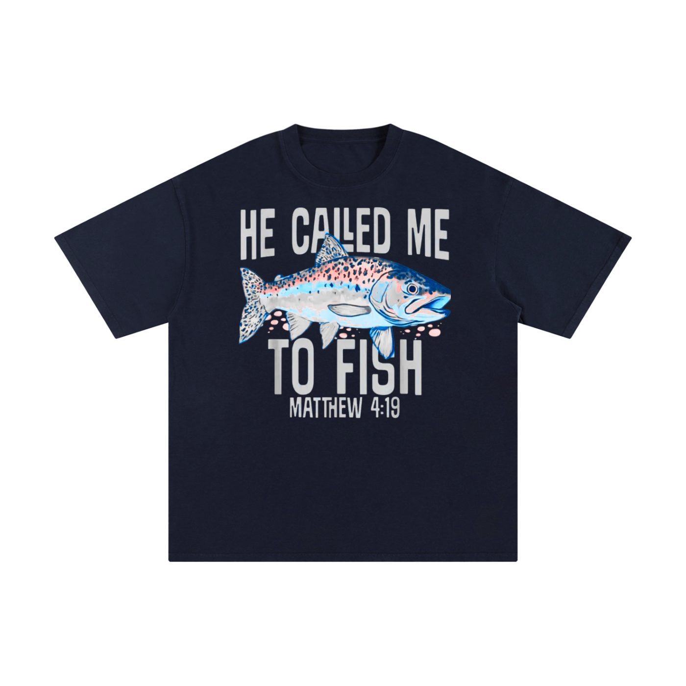 "Matthew 4:19" Unisex Pure Cotton T-Shirt
