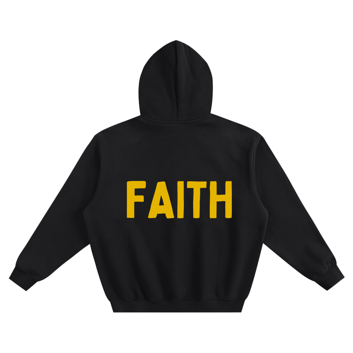 "Seek First" Fleeced Boxy Hoodie