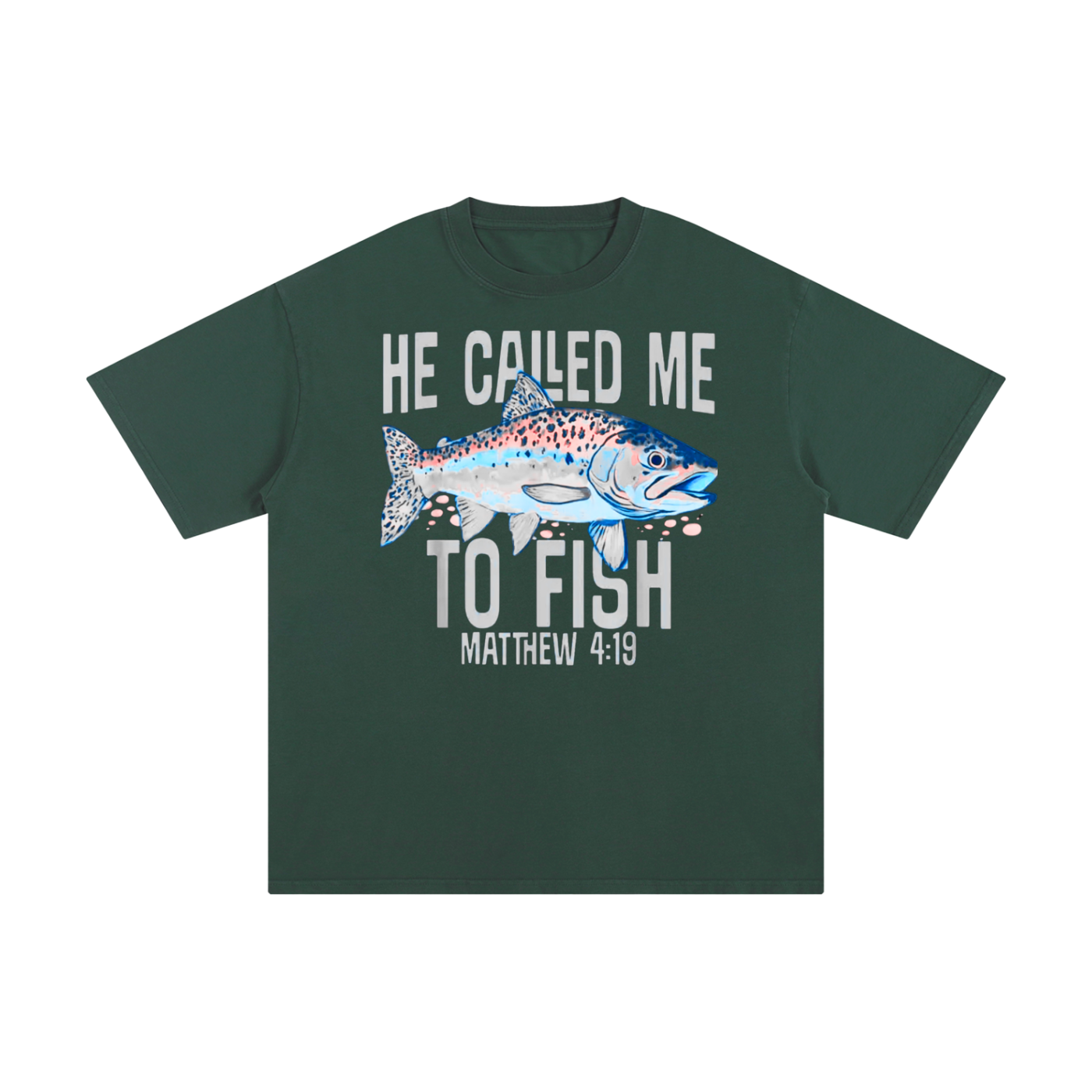 "Matthew 4:19" Unisex Pure Cotton T-Shirt