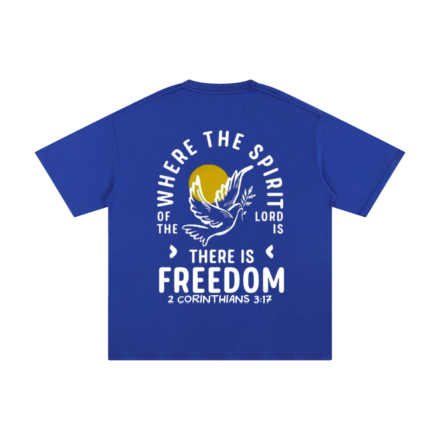 2 Corinthians 3:17 Unisex Pure Cotton T-Shirt