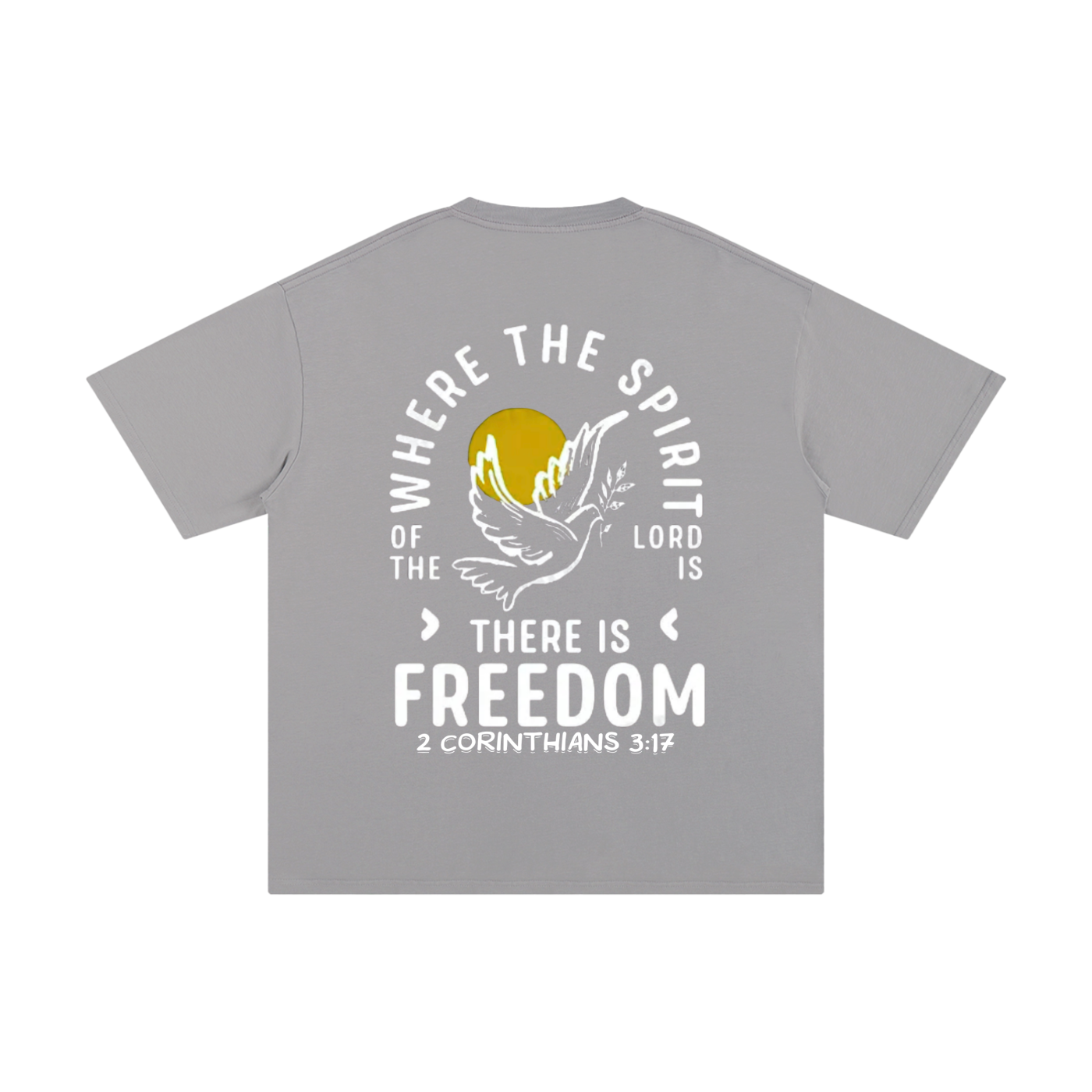 2 Corinthians 3:17 Unisex Pure Cotton T-Shirt