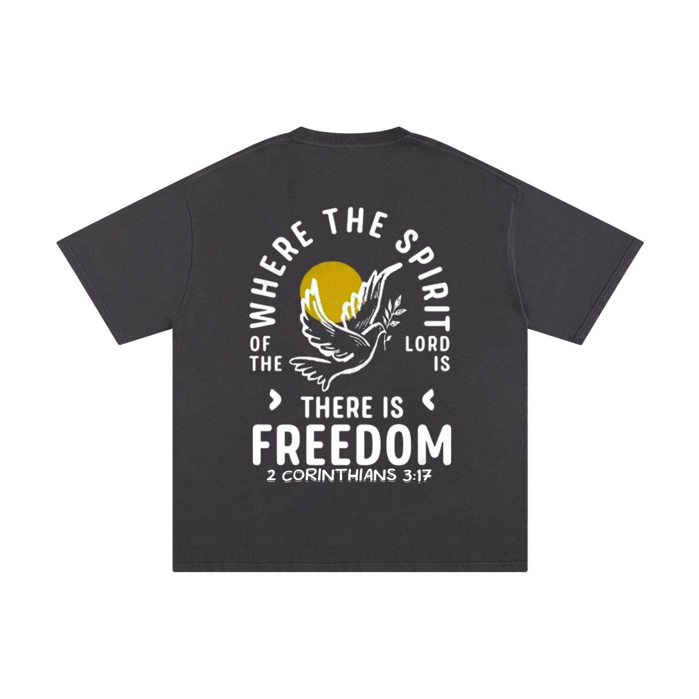 2 Corinthians 3:17 Unisex Pure Cotton T-Shirt