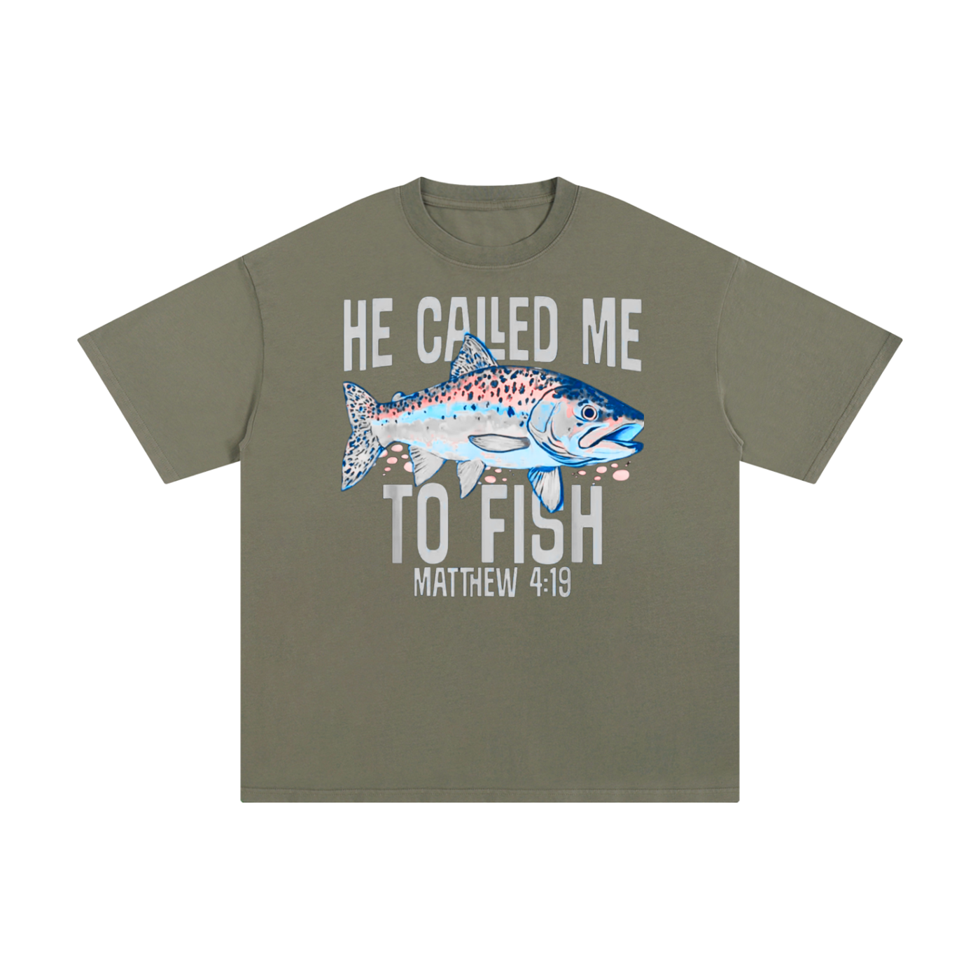 "Matthew 4:19" Unisex Pure Cotton T-Shirt