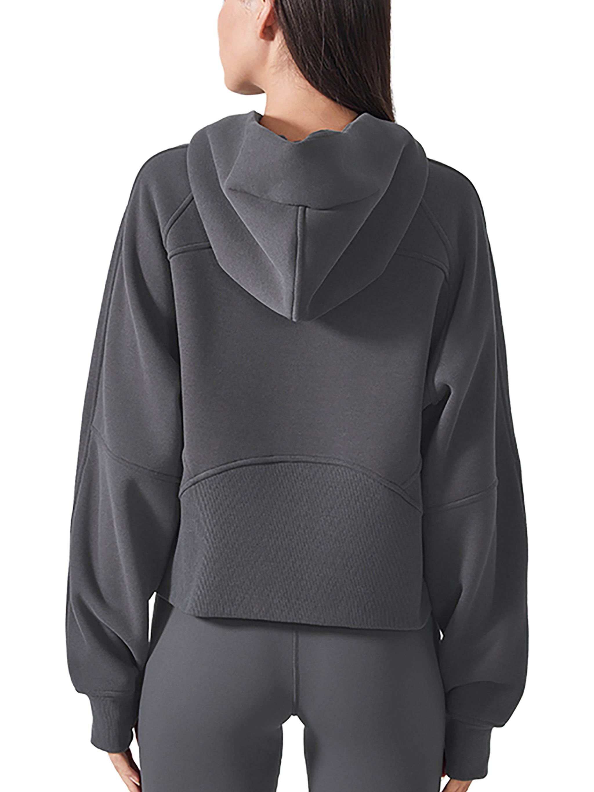 "Psalm 46:5" Women's Cropped Zip-Through Hoodie