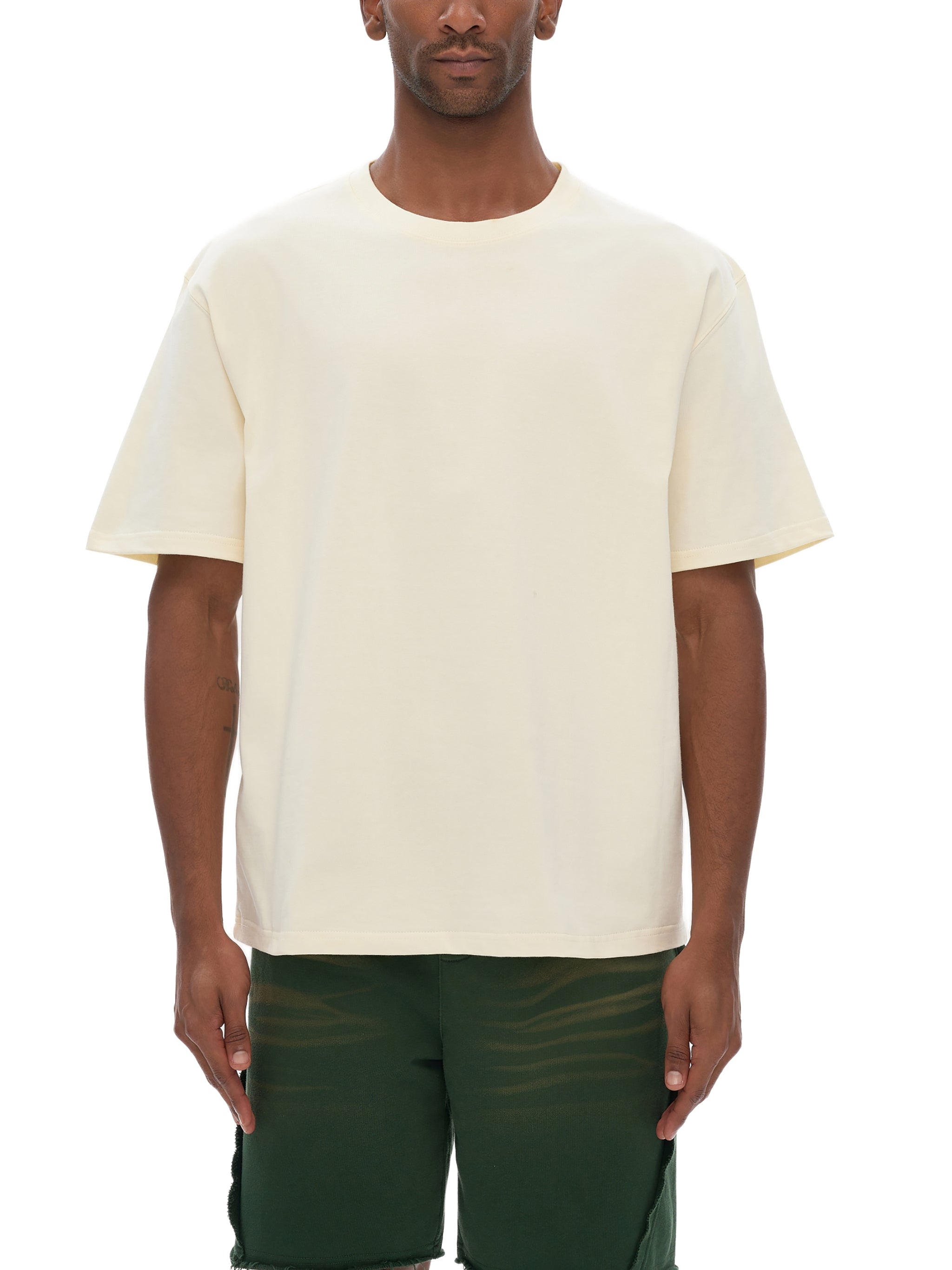 "Jesus is King" Heavyweight Drop Shoulder Cotton T-Shirt