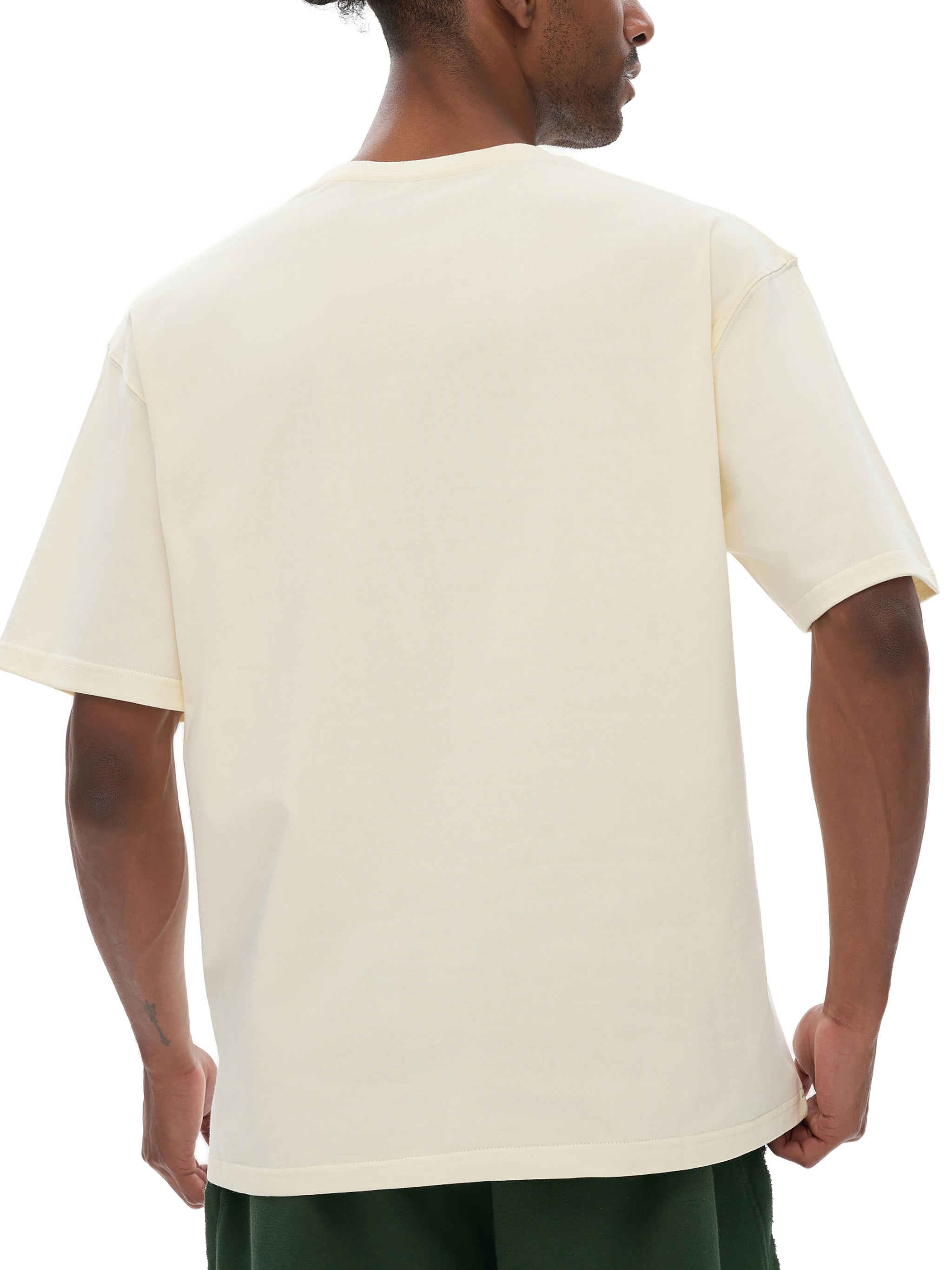 "Jesus is King" Heavyweight Drop Shoulder Cotton T-Shirt