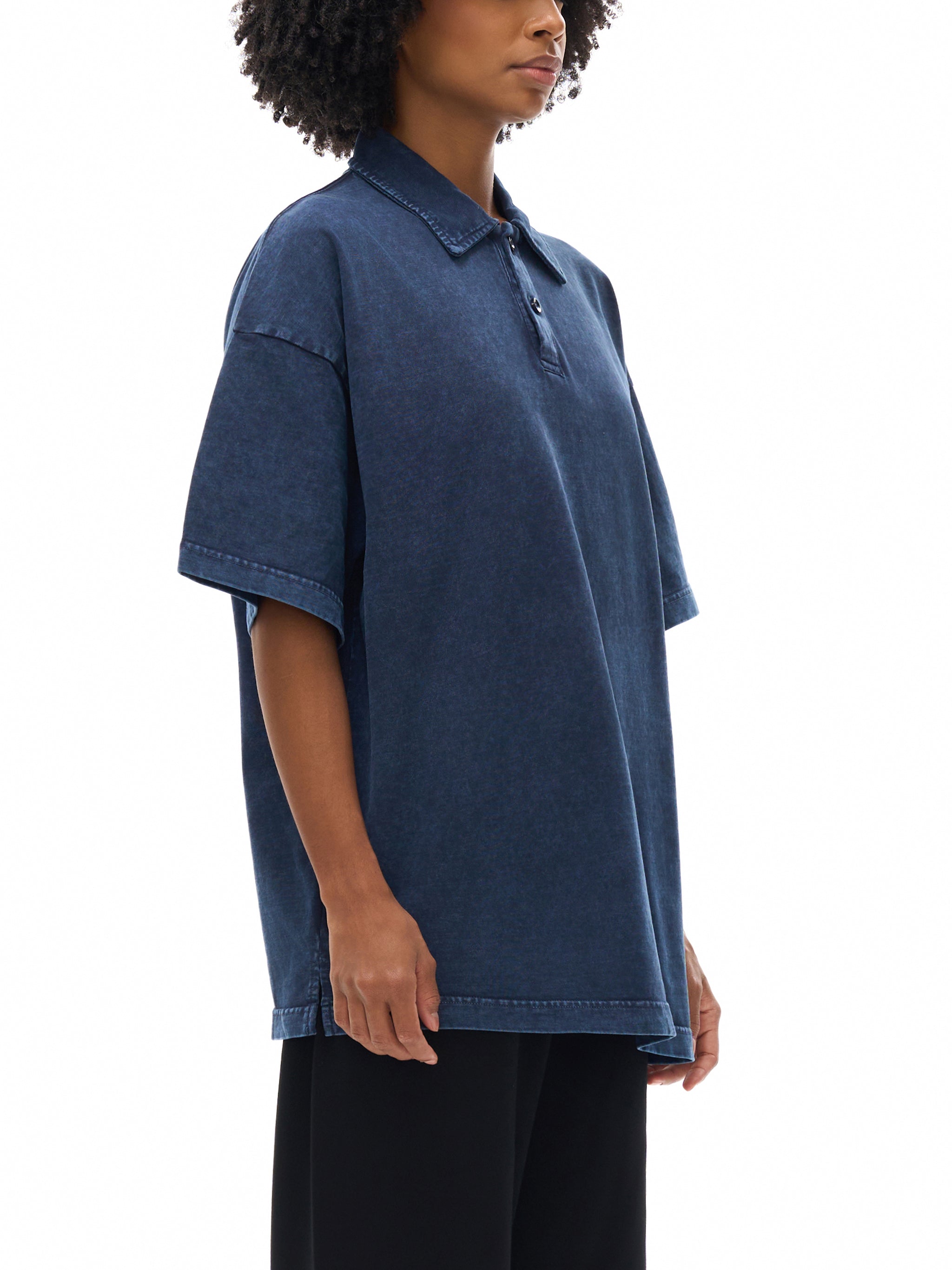 Jesus is king Heavyweight Snow-Washed Polo T-Shirt