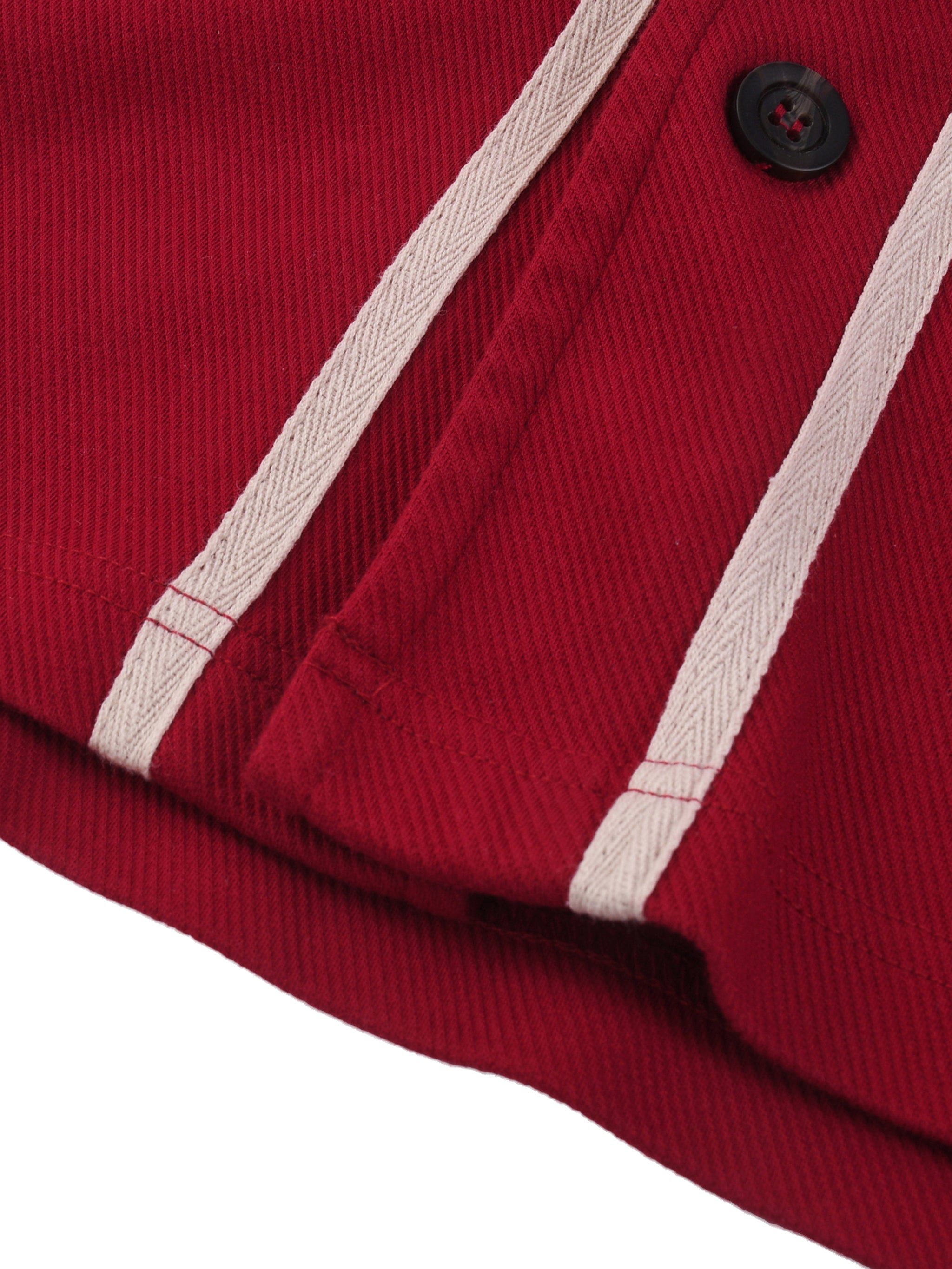 King Jesus Contrast Piped Button-Up Jersey