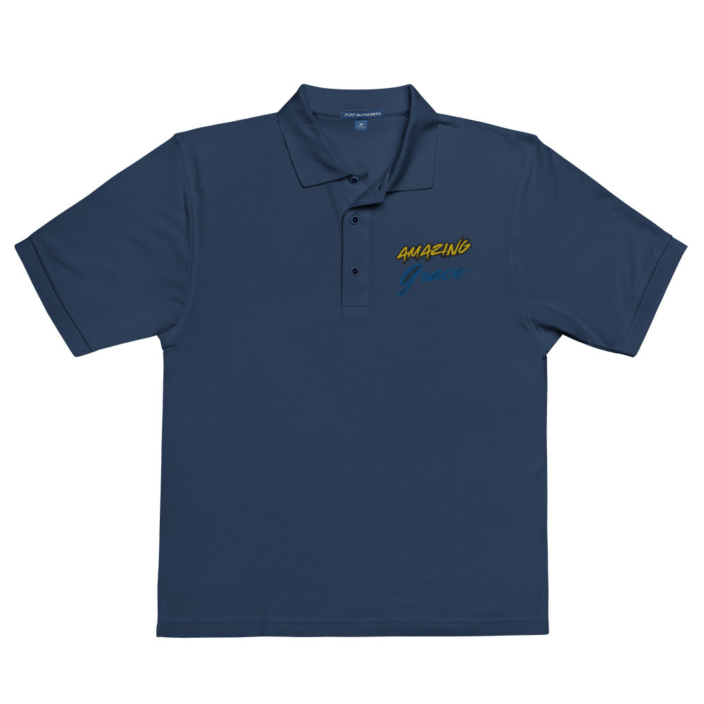 Amazing Grace Men's Premium Polo