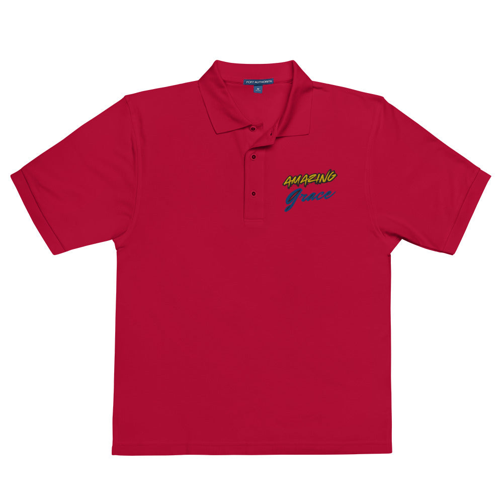 Amazing Grace Men's Premium Polo
