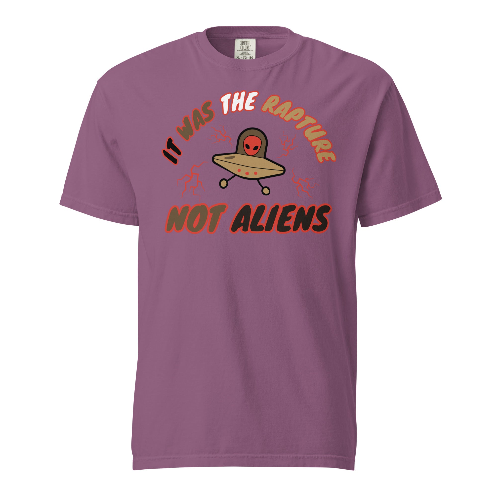 It was the Rapture Unisex garment-dyed heavyweight t-shirt