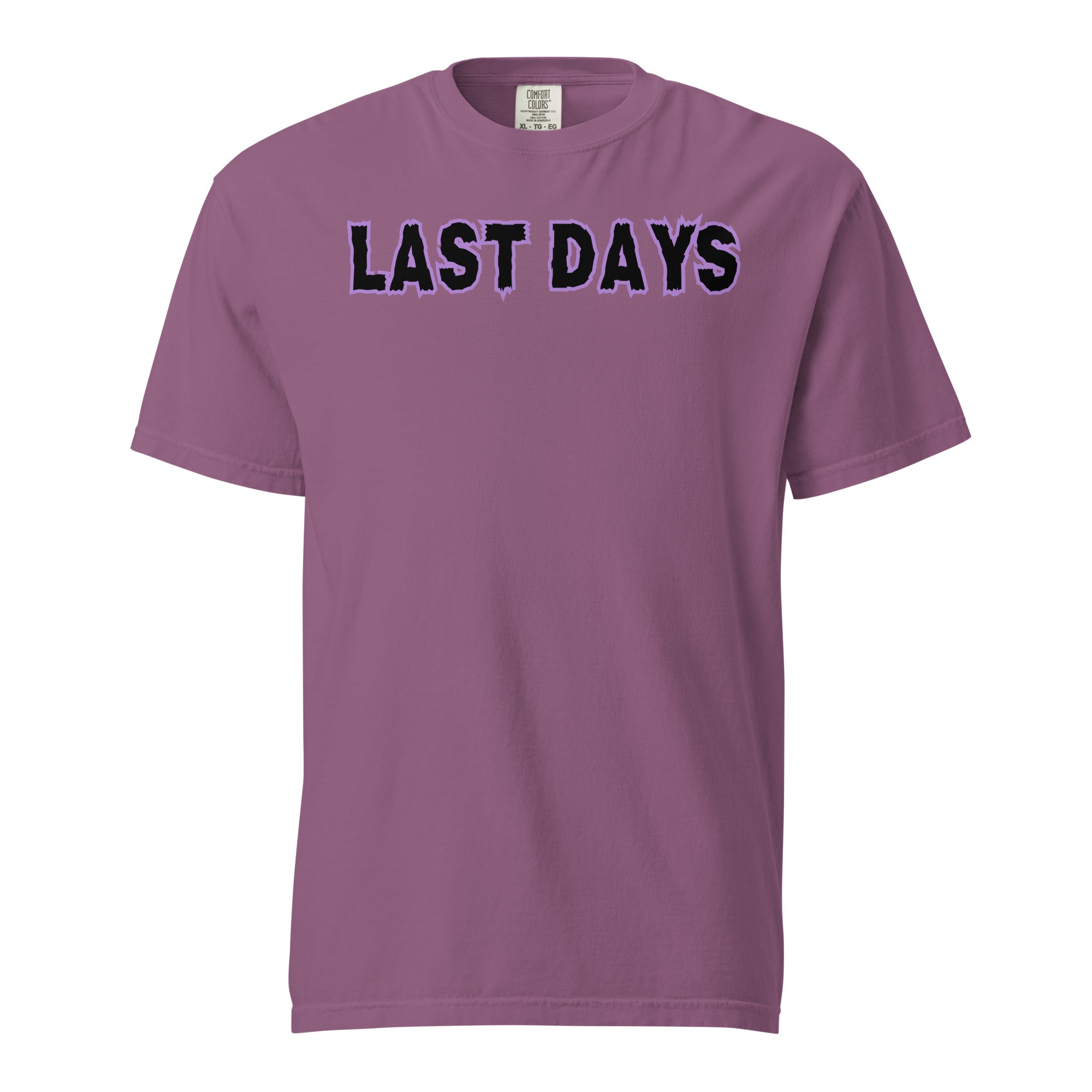 Last Days Unisex garment-dyed heavyweight t-shirt