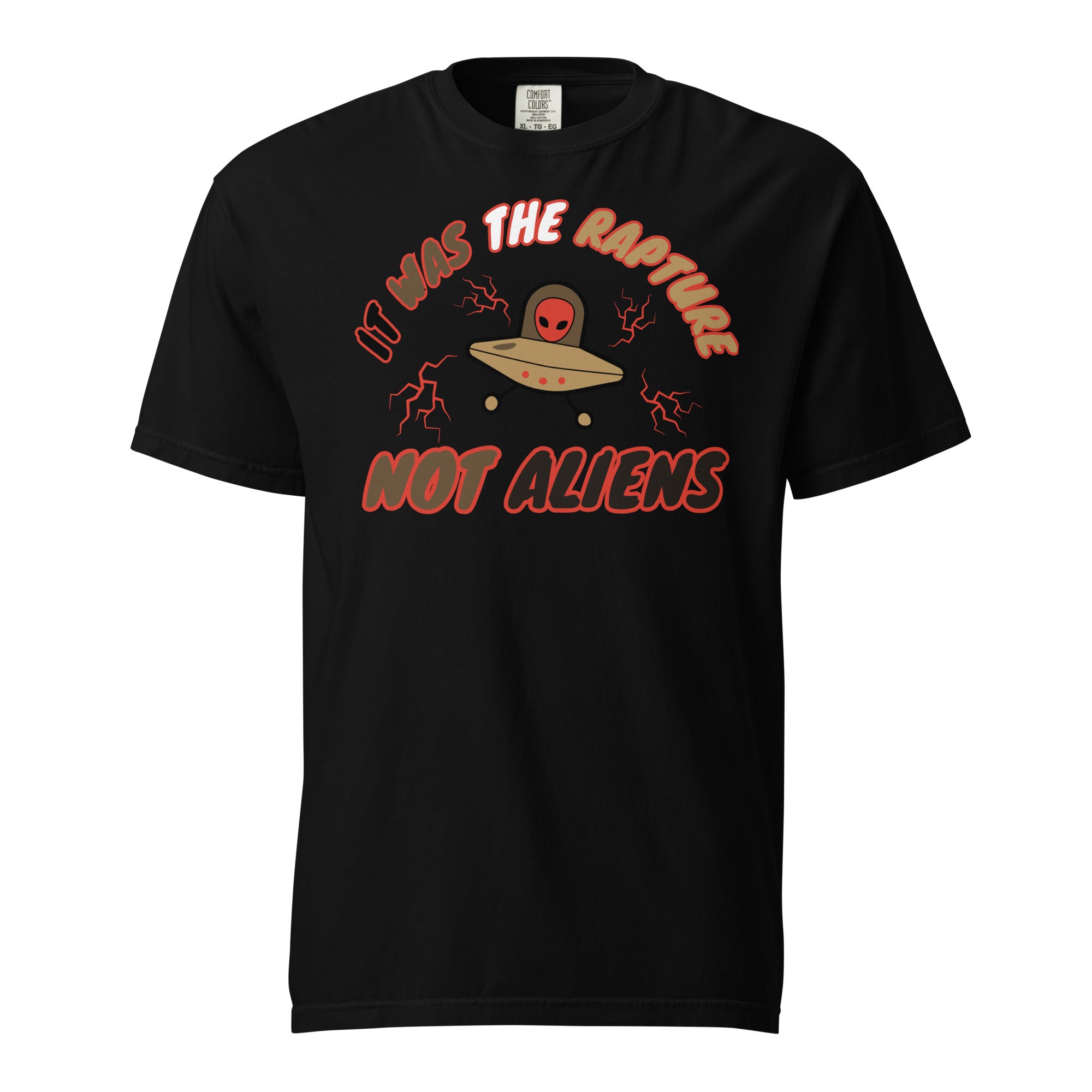 It was the Rapture Unisex garment-dyed heavyweight t-shirt