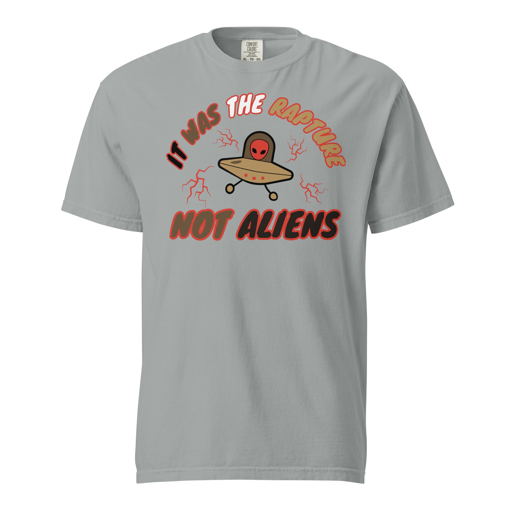 It was the Rapture Unisex garment-dyed heavyweight t-shirt