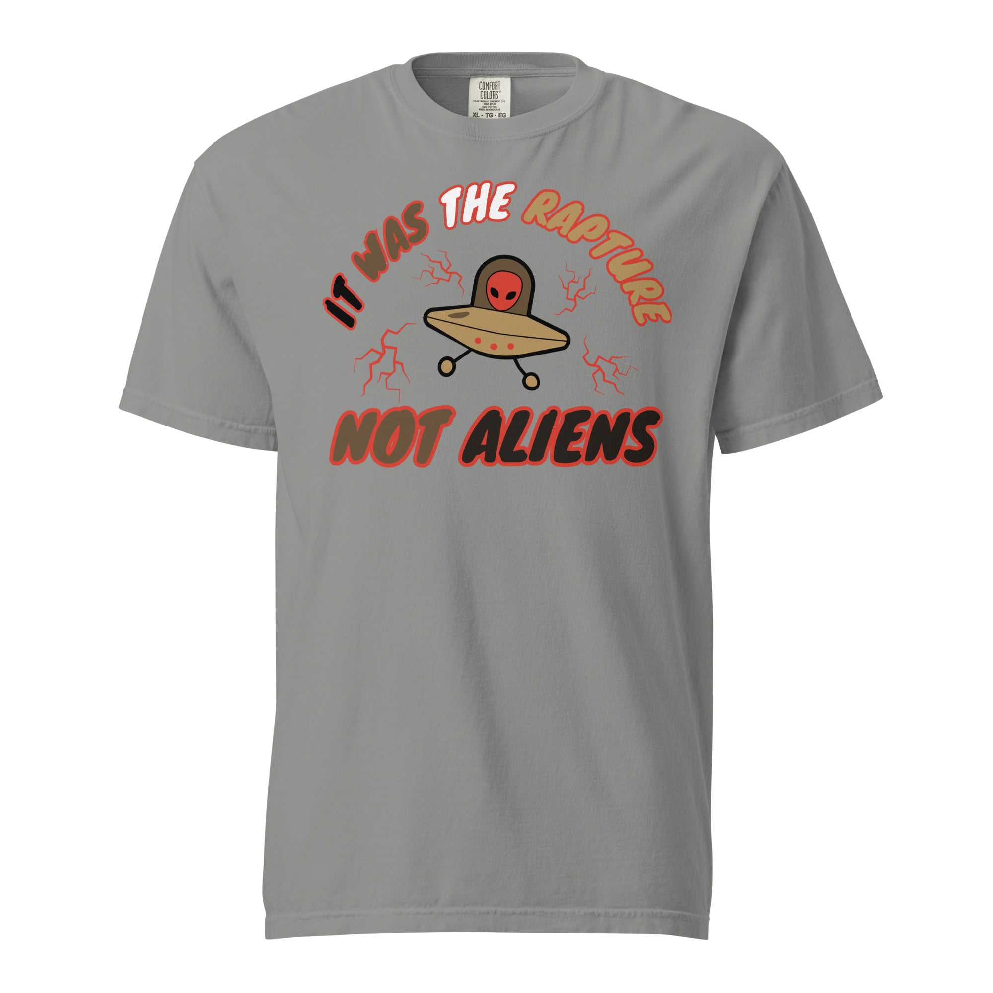 It was the Rapture Unisex garment-dyed heavyweight t-shirt