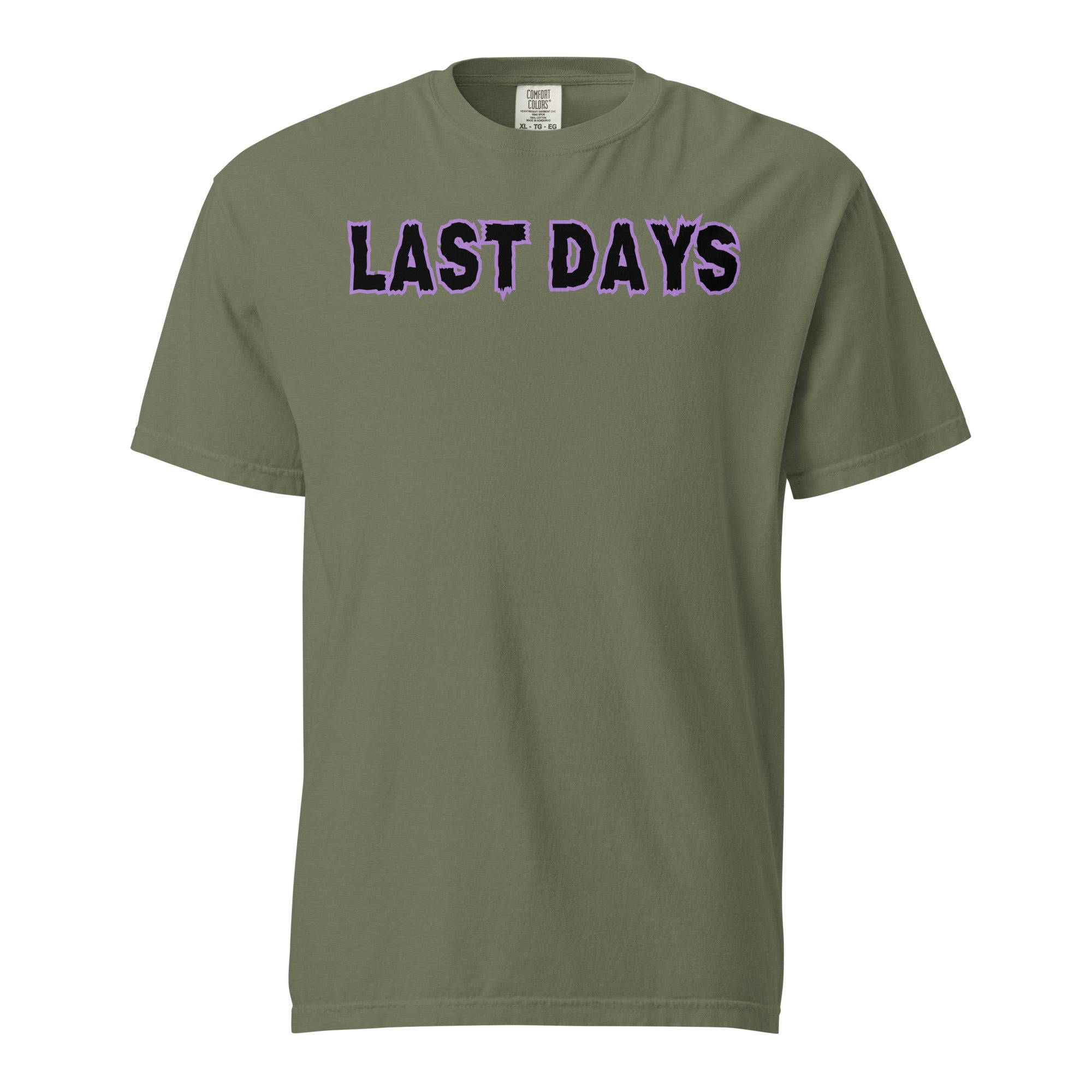 Last Days Unisex garment-dyed heavyweight t-shirt