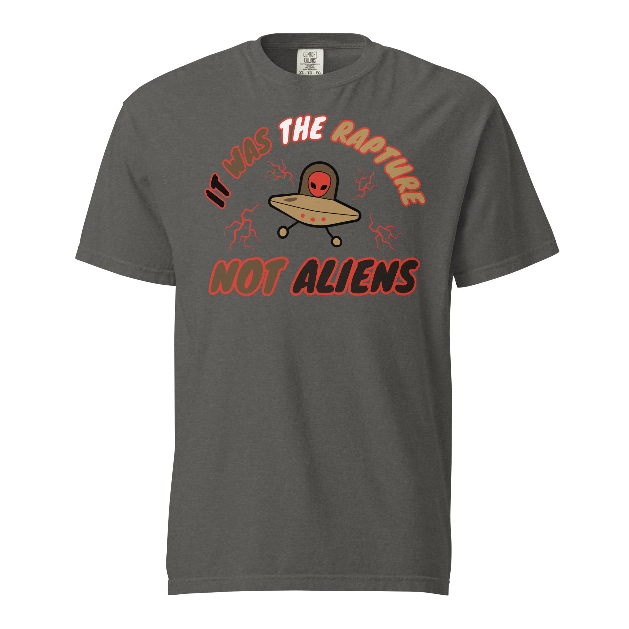 It was the Rapture Unisex garment-dyed heavyweight t-shirt