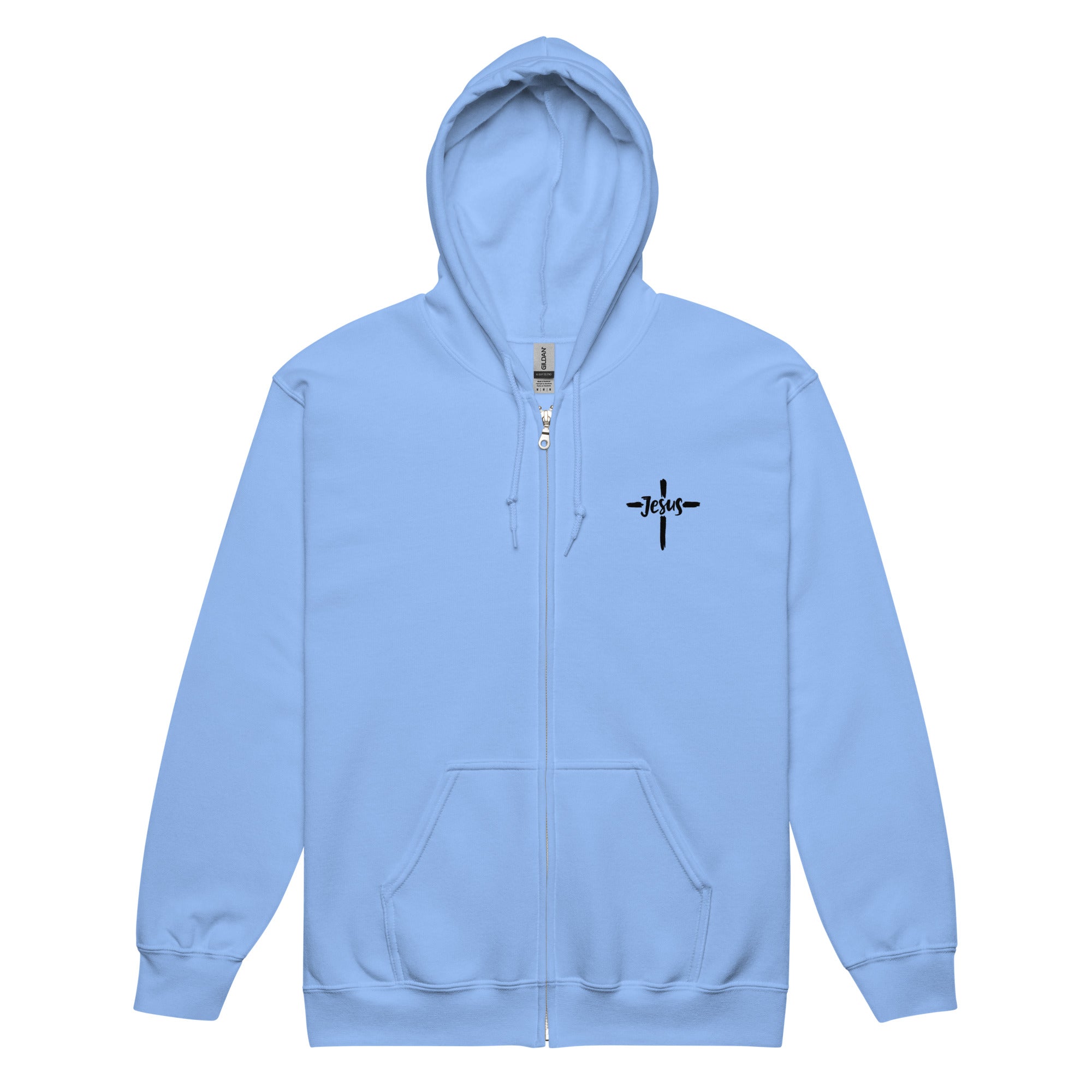 God is Love Unisex heavy blend zip hoodie