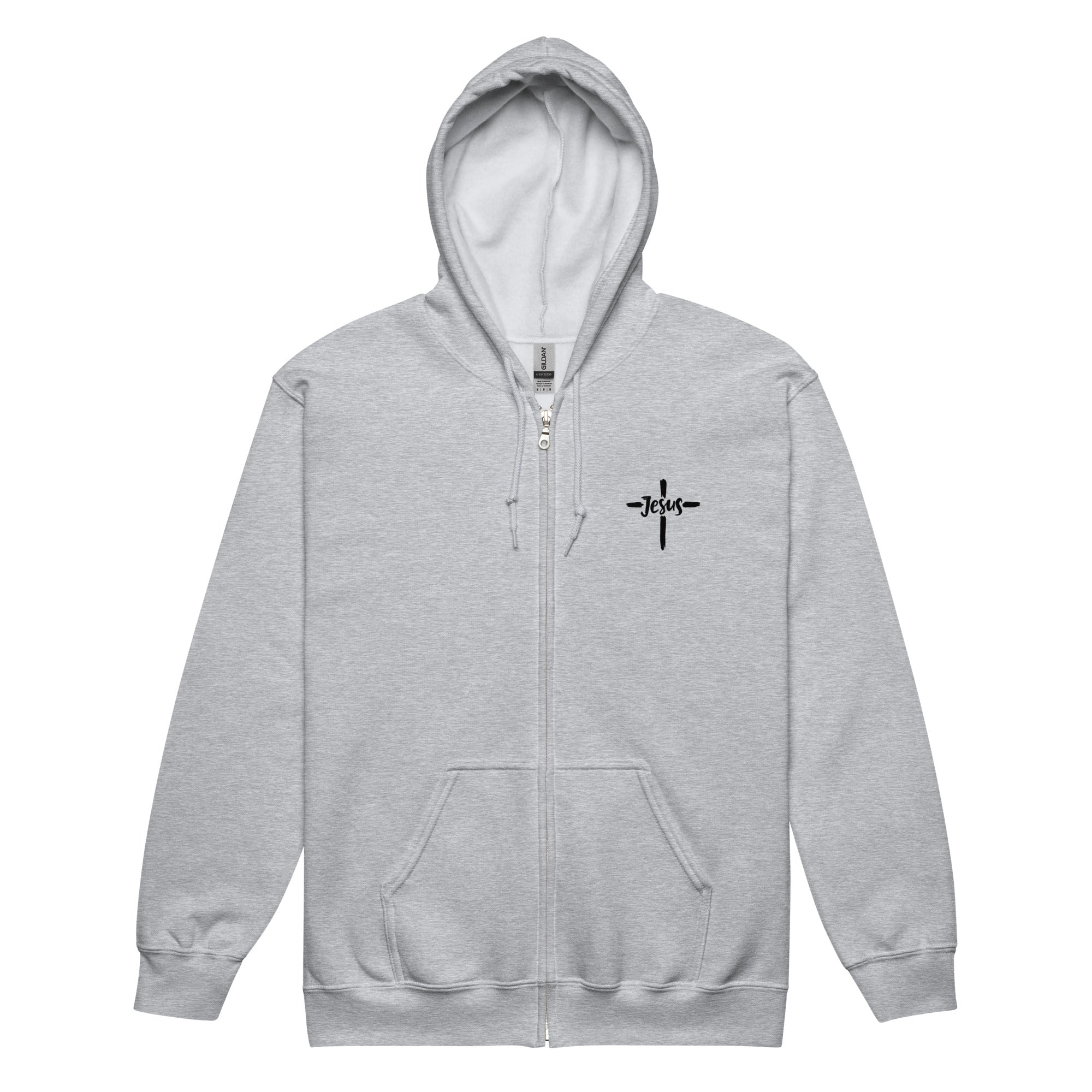 God is Love Unisex heavy blend zip hoodie