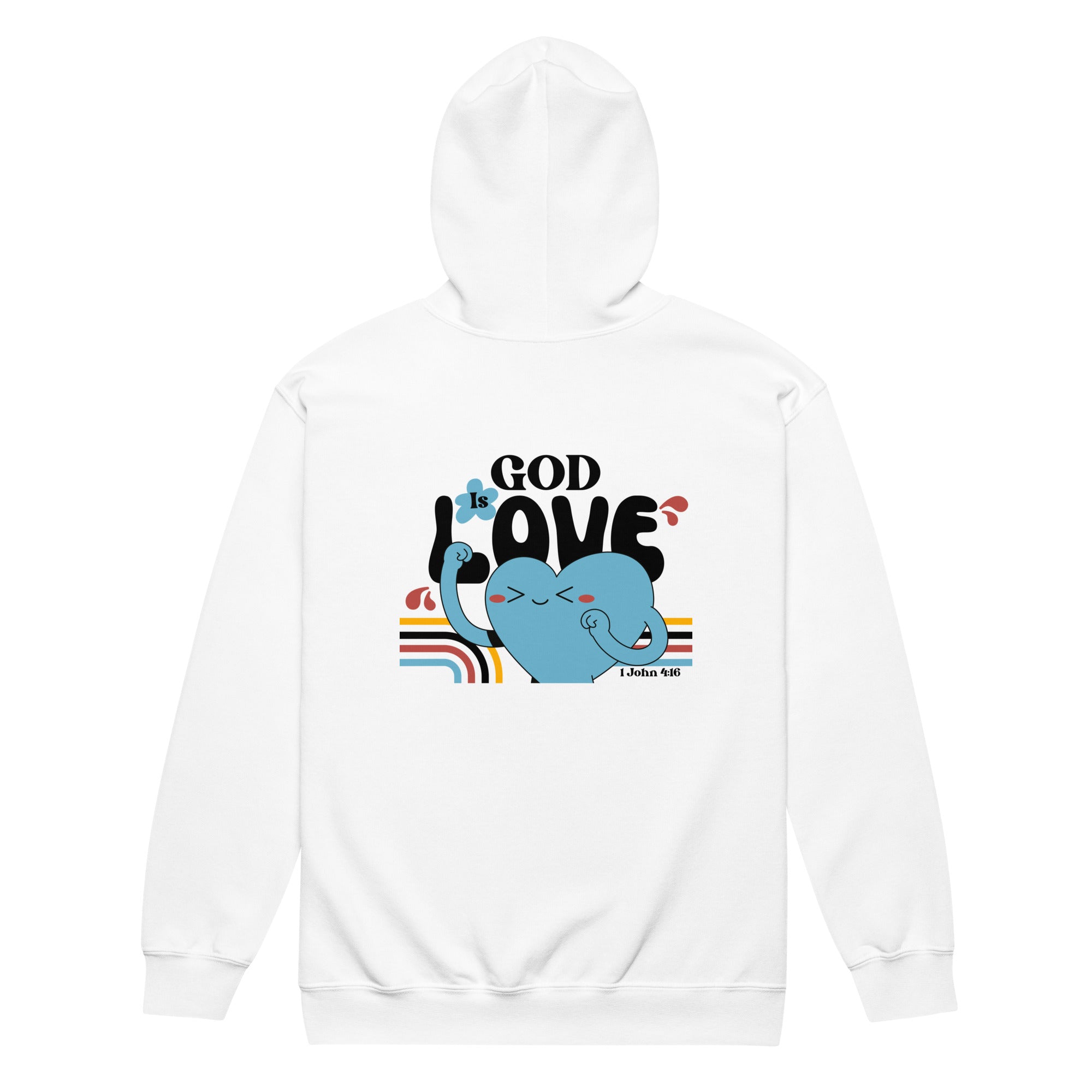 God is Love Unisex heavy blend zip hoodie