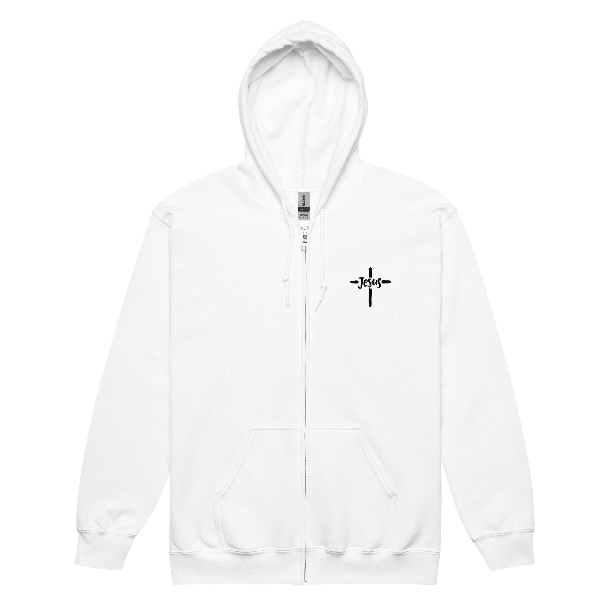 God is Love Unisex heavy blend zip hoodie