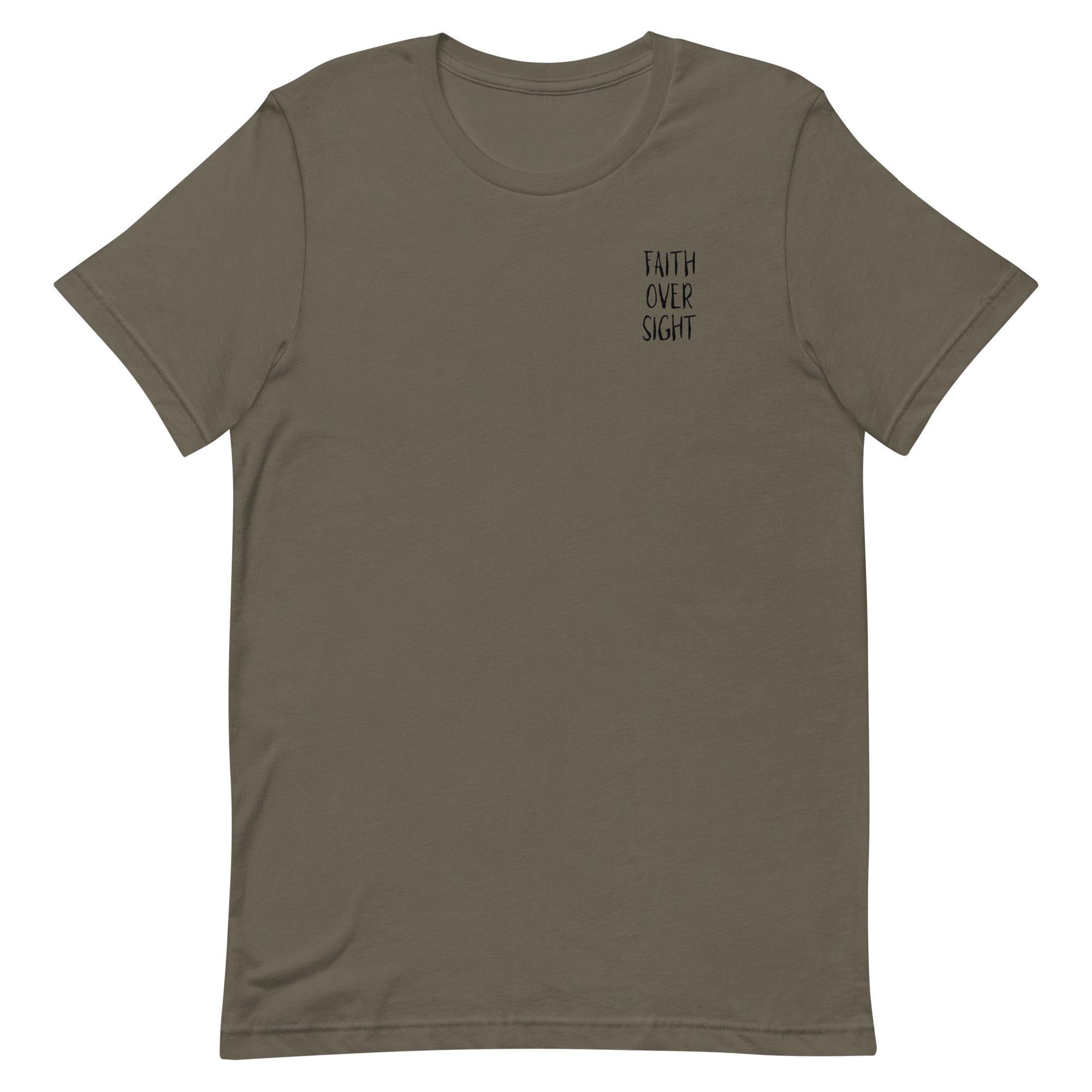 Faith Over Sight Unisex t-shirt