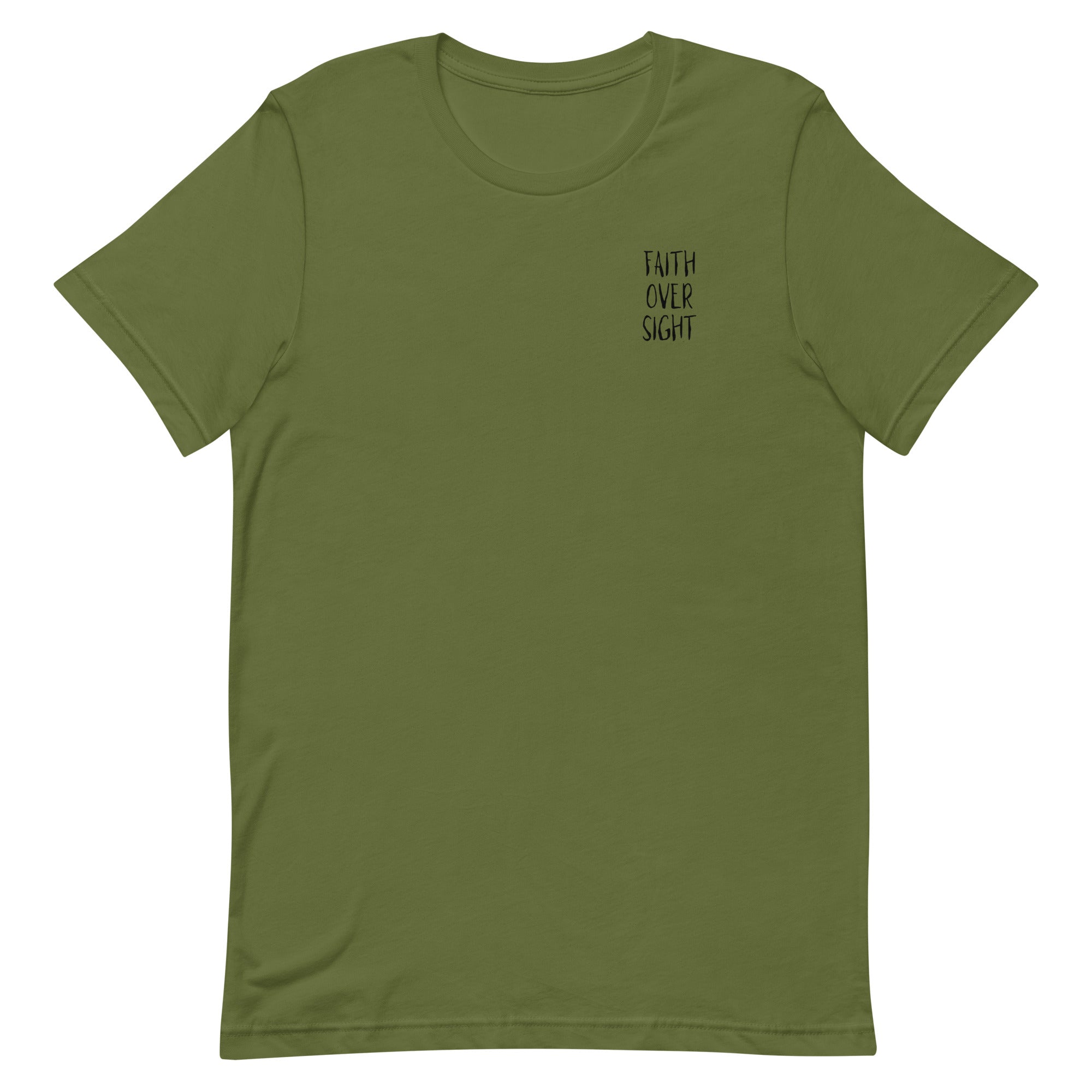 Faith Over Sight Unisex t-shirt
