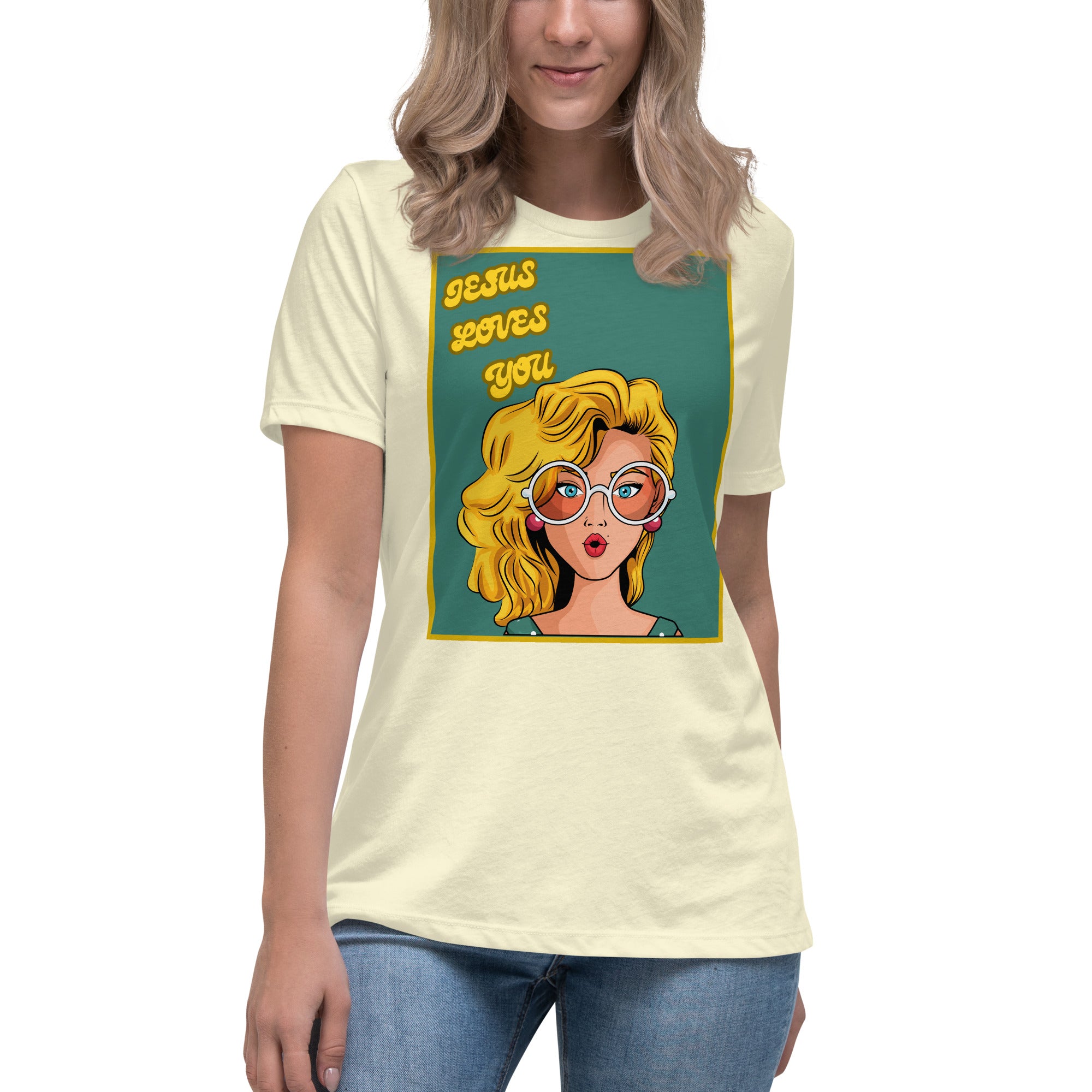 Jesus Loves You Women's Relaxed T-Shirt