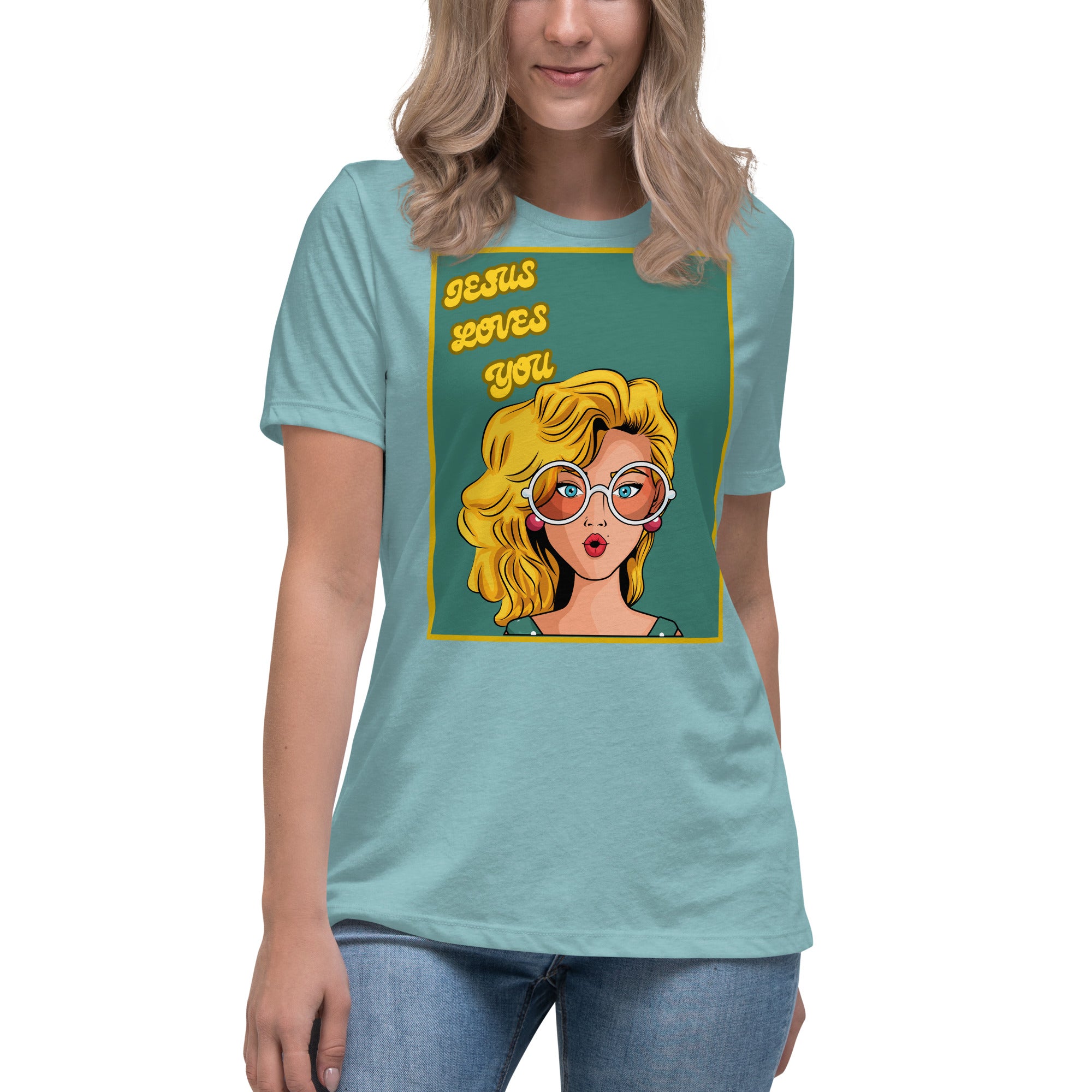 Jesus Loves You Women's Relaxed T-Shirt