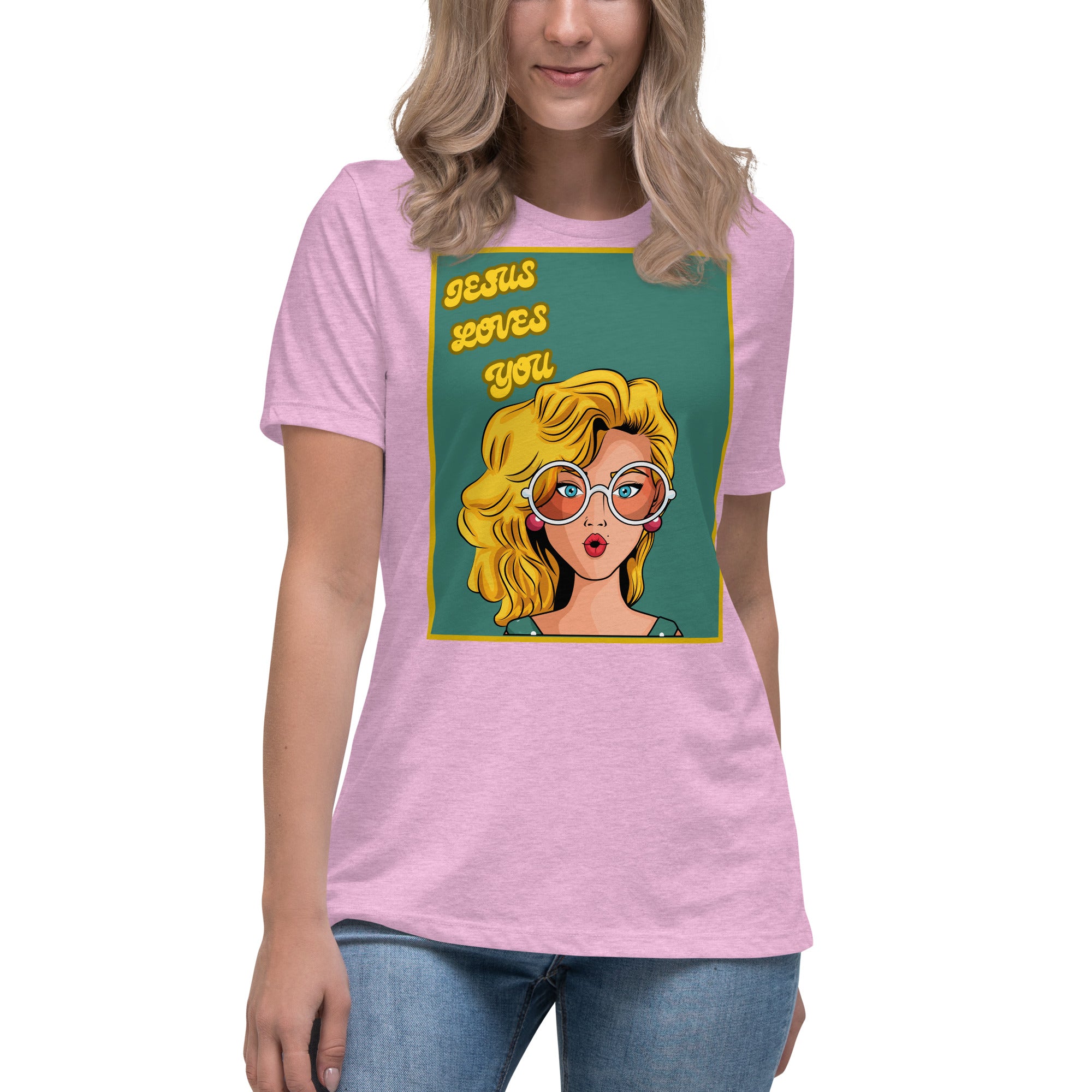 Jesus Loves You Women's Relaxed T-Shirt