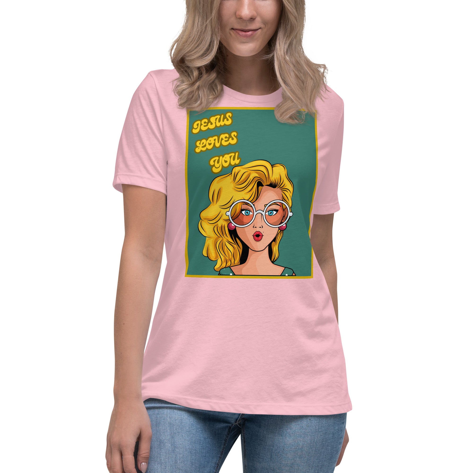 Jesus Loves You Women's Relaxed T-Shirt