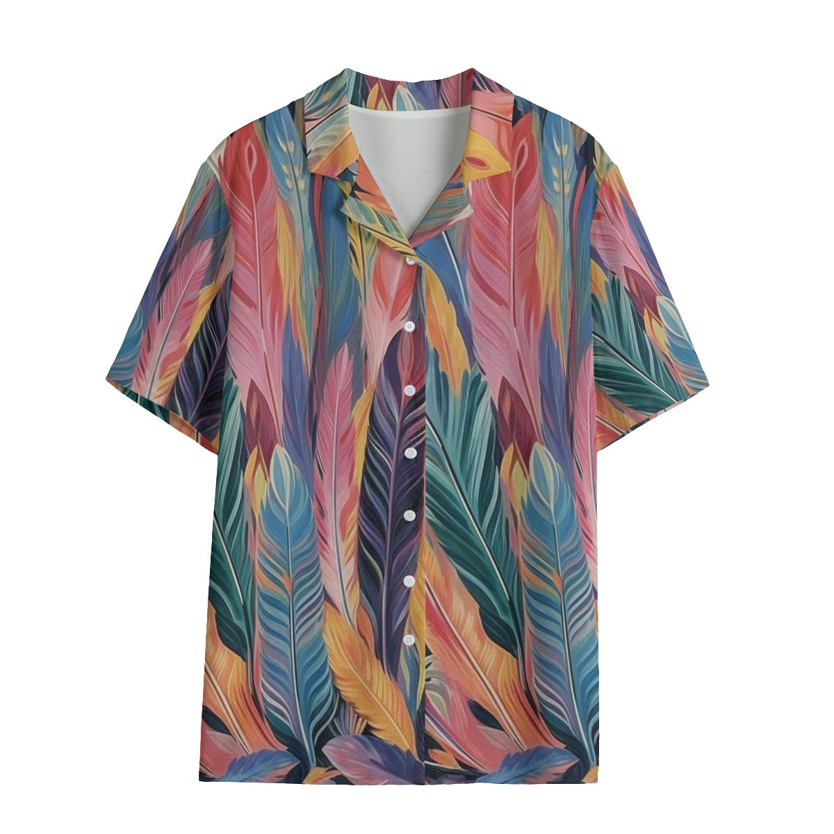 He Will Cover You Women's Rayon Hawaiian Shirt